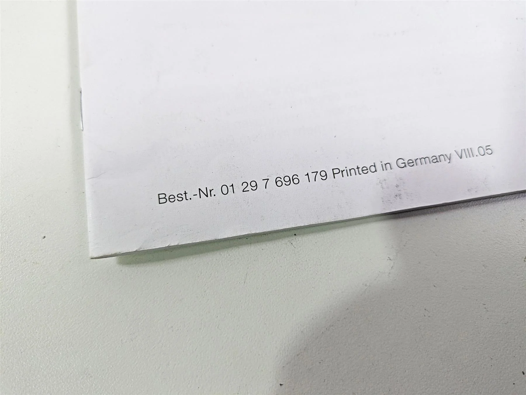 2006 BMW R1200GS K255 Adv Owners Manual & Documents Set 014776899307 - Image 11