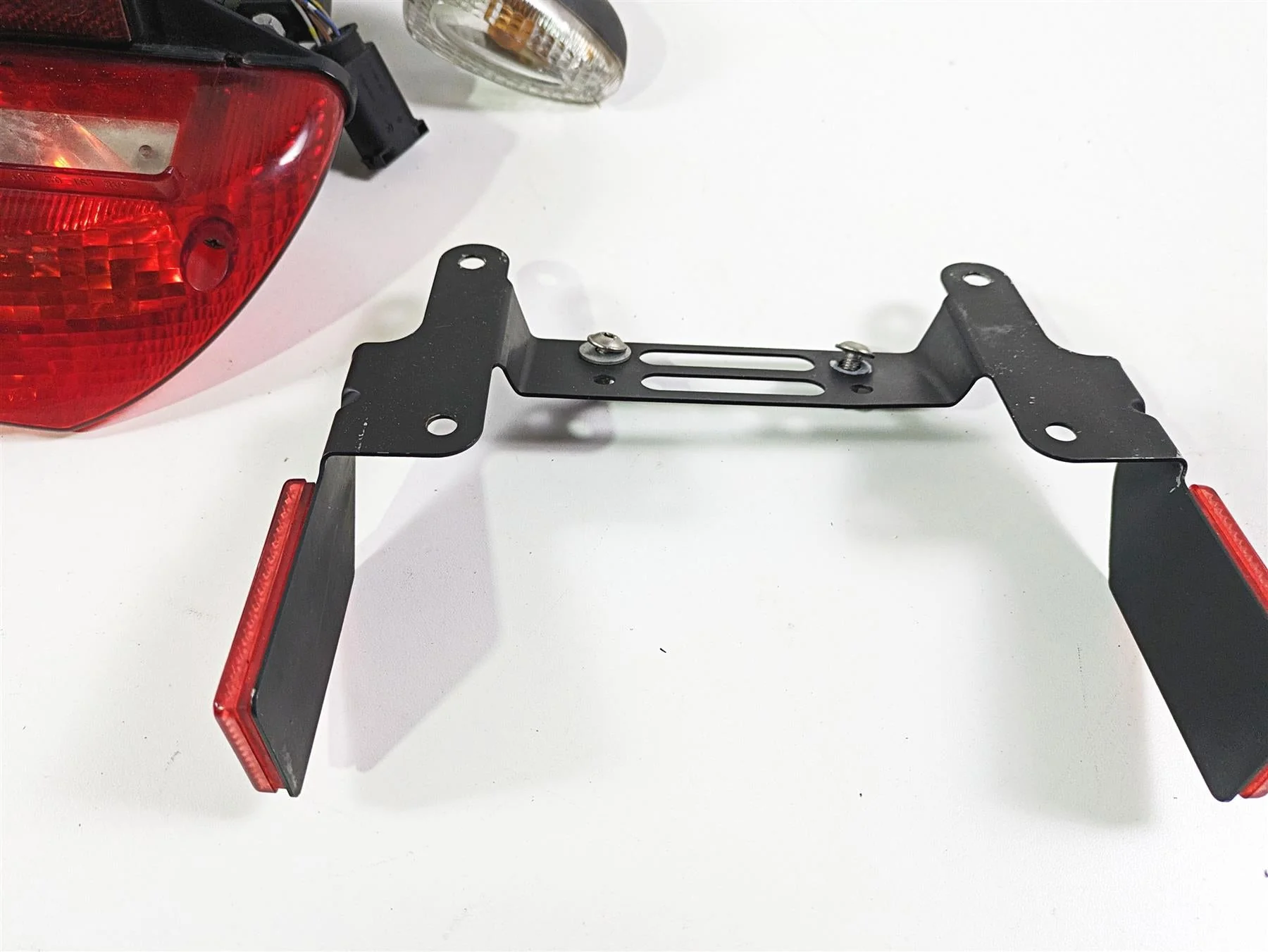 2006 BMW R1200GS K255 Adv Plate Holder Taillight Blinker Set 46627667683 - Image 5