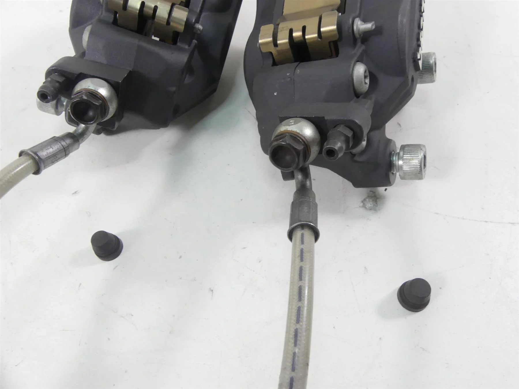 2006 Ducati Multistrada 1000S Brembo Front Brake Calipers 61040711A 61040721A - Image 7