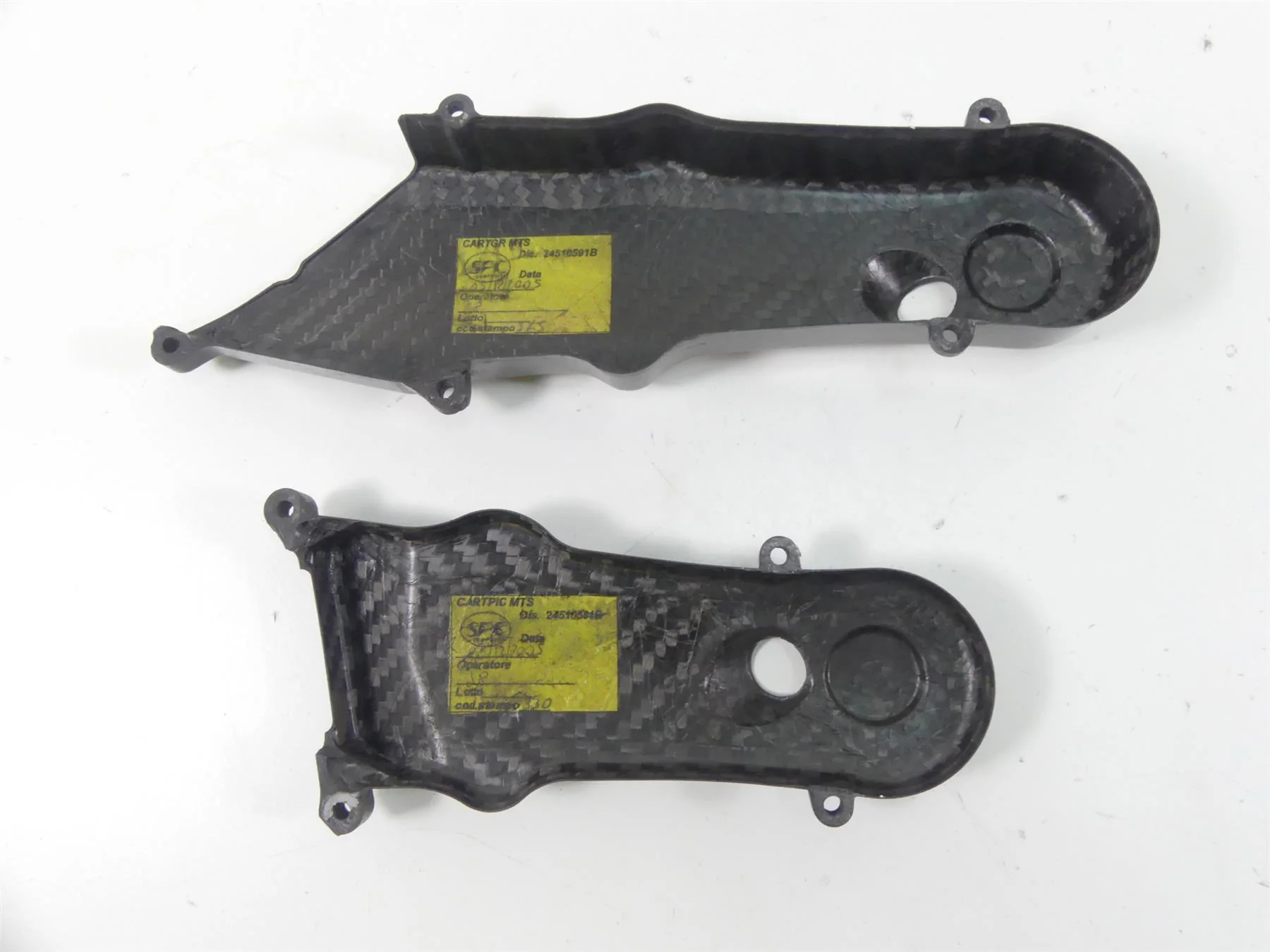 2006 Ducati Multistrada 1000S Carbon Fiber Timing Belt Cover 24510581B 24510591B - Image 6