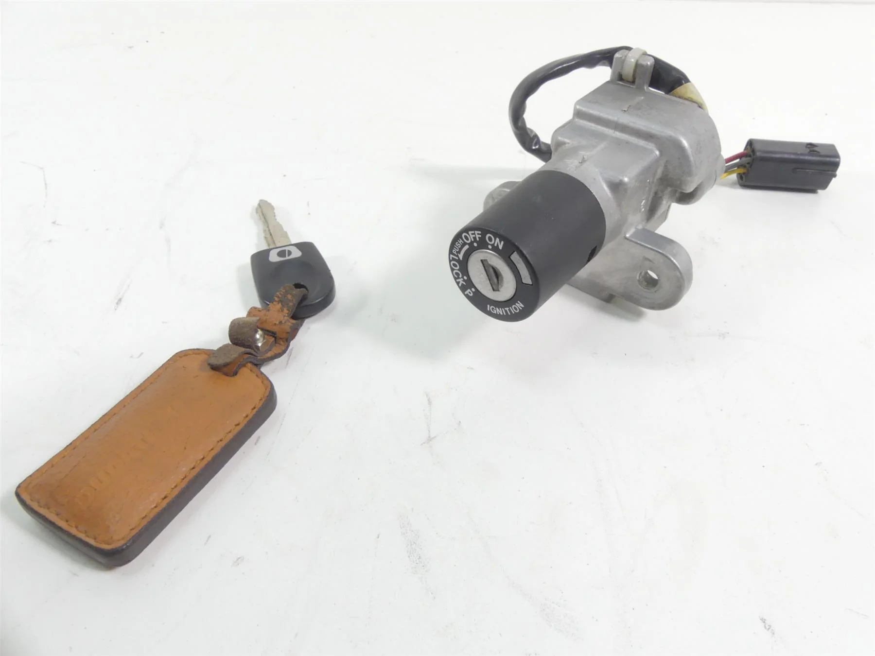 2006 Ducati Multistrada 1000S Ignition Switch Key Seat Lock Set -Read 59820312E - Image 2