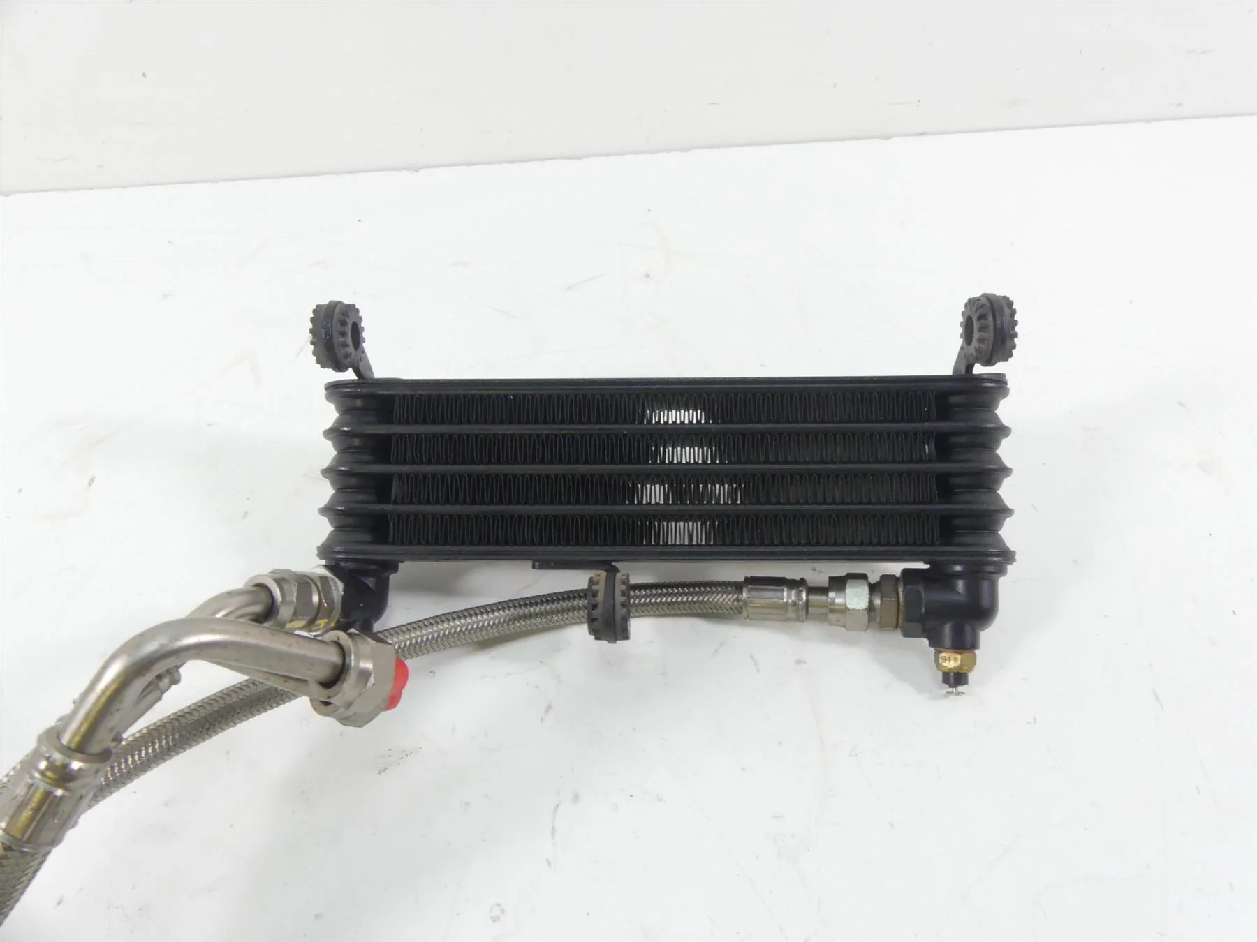 2006 Ducati Multistrada 1000S Oil Cooler Radiator & Lines 54840471A - Image 5