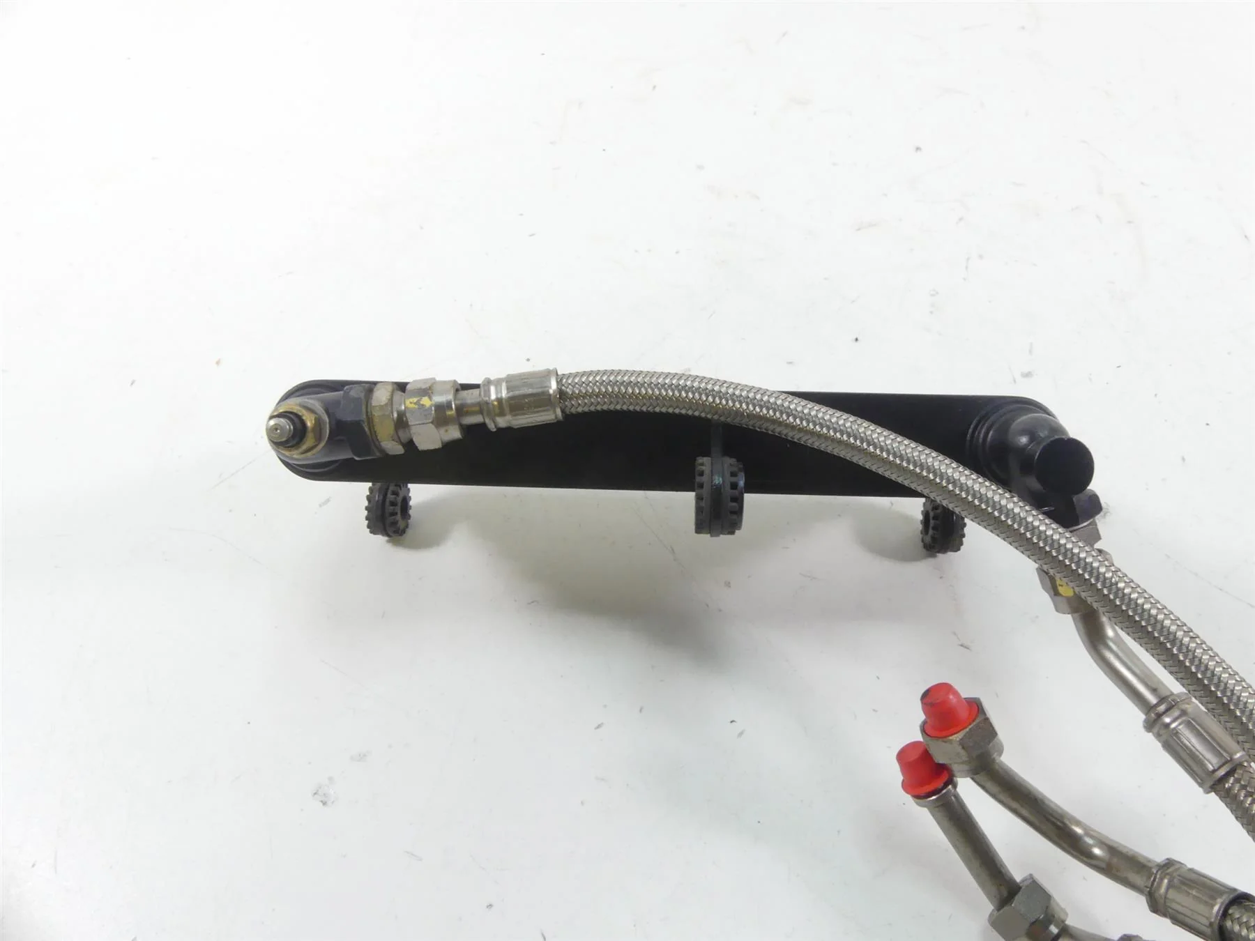 2006 Ducati Multistrada 1000S Oil Cooler Radiator & Lines 54840471A - Image 6