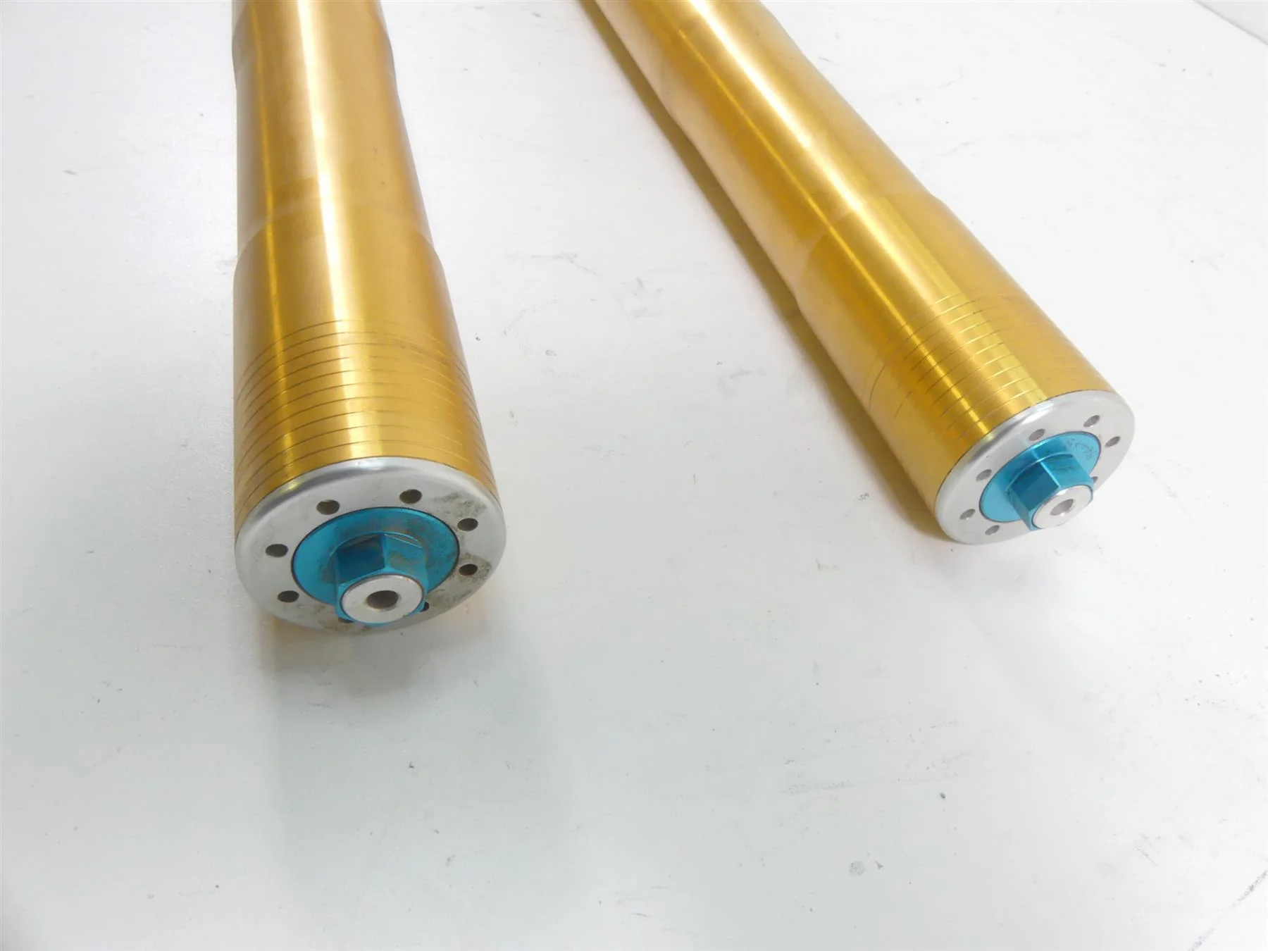 2006 Ducati Multistrada 1000S Straight Front Ohlins Fork Set 34520141A 34420141A - Image 4