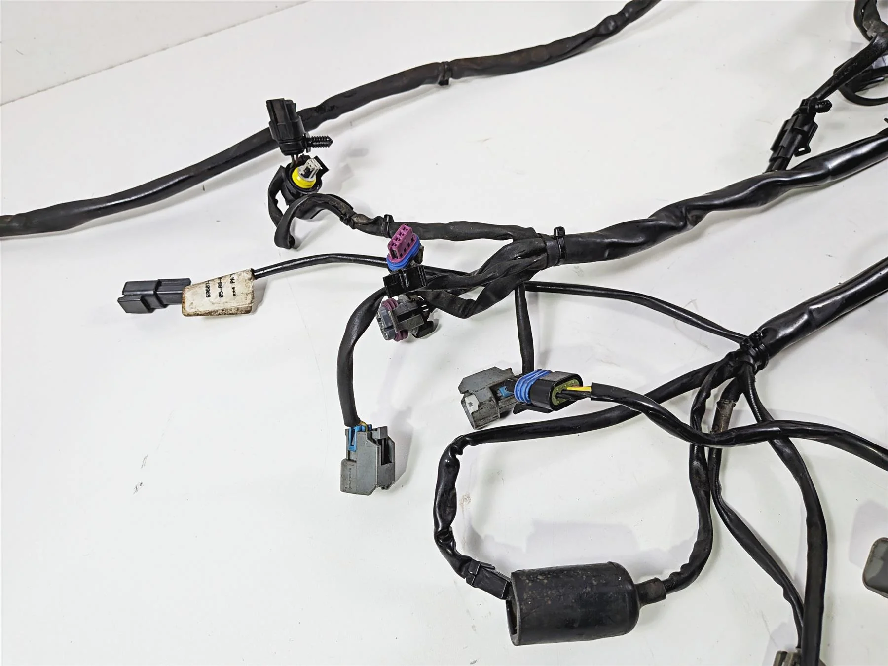 2006 Harley Davidson Dyna FXDBI Street Bob Wiring Harness Loom - Read 69602-06 - Image 7