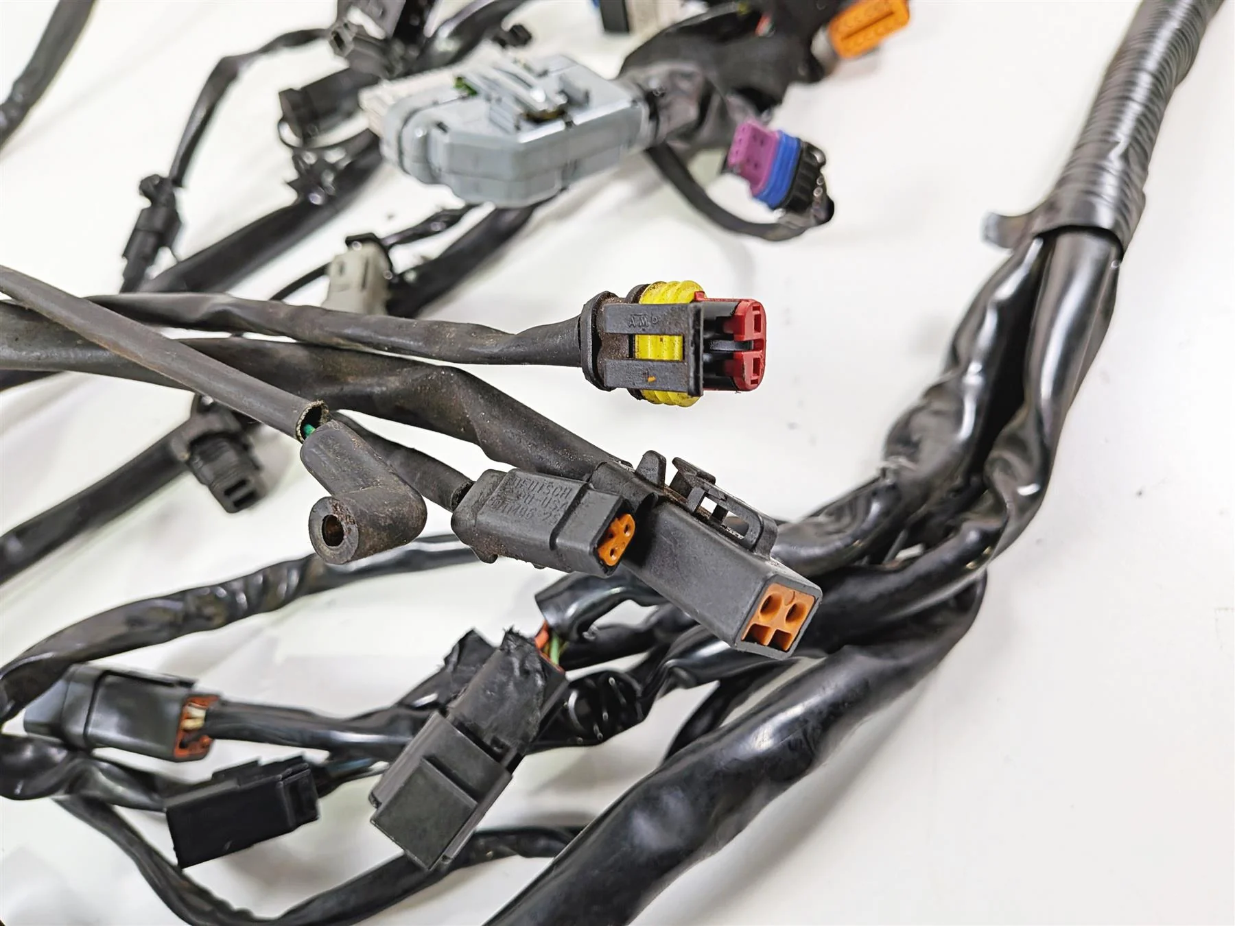 2006 Harley Davidson Dyna FXDBI Street Bob Wiring Harness Loom - Read 69602-06 - Image 9
