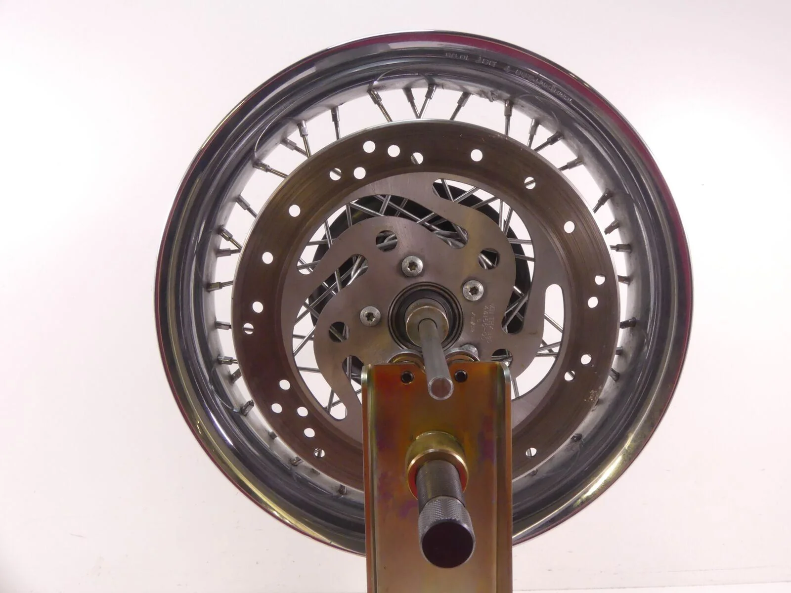 2006 Harley FLSTCI Softail Heritage Straight Front Wheel Rim 16x3 43005-05A - Image 4