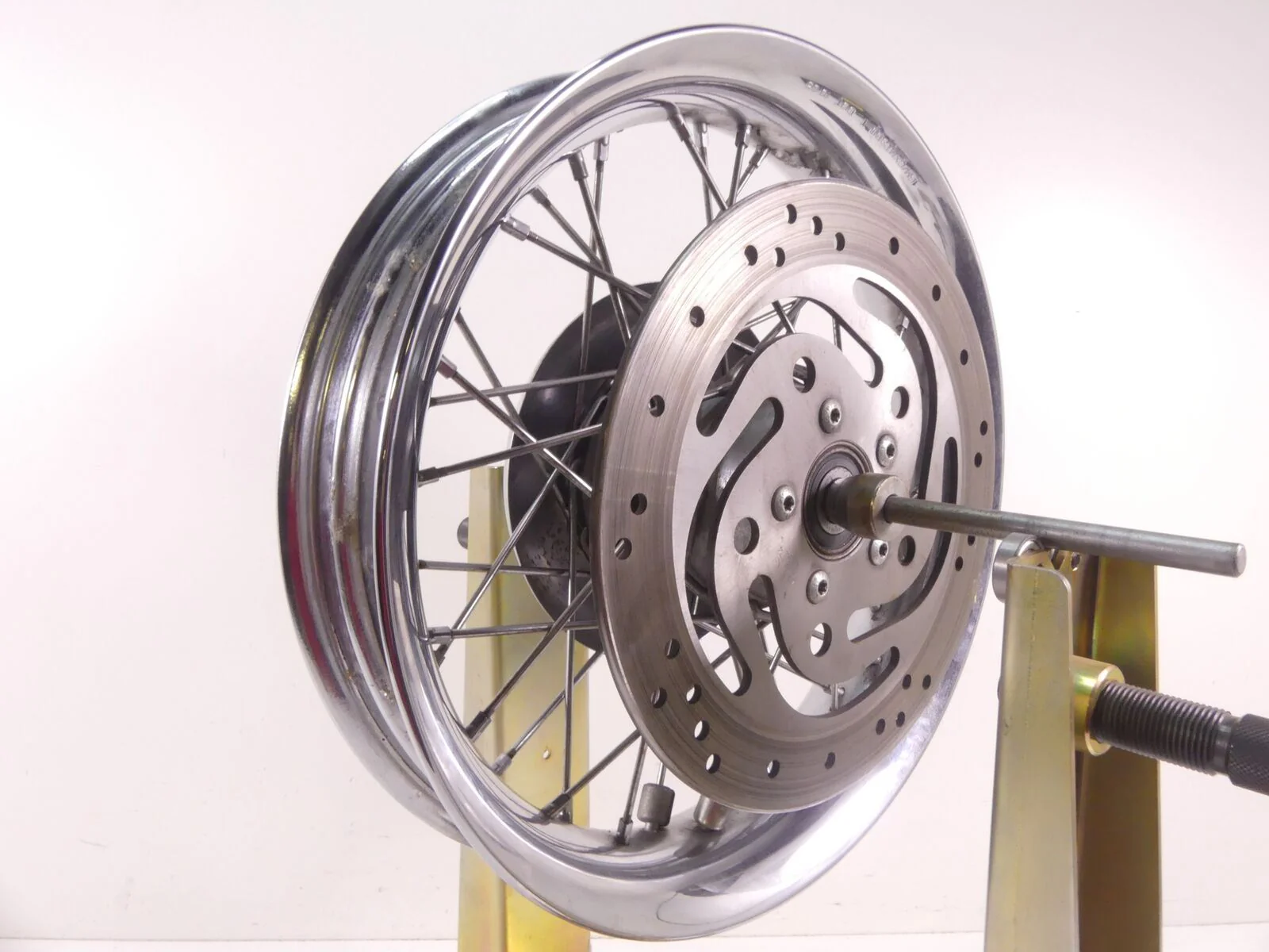 2006 Harley FLSTCI Softail Heritage Straight Front Wheel Rim 16x3 43005-05A - Image 5