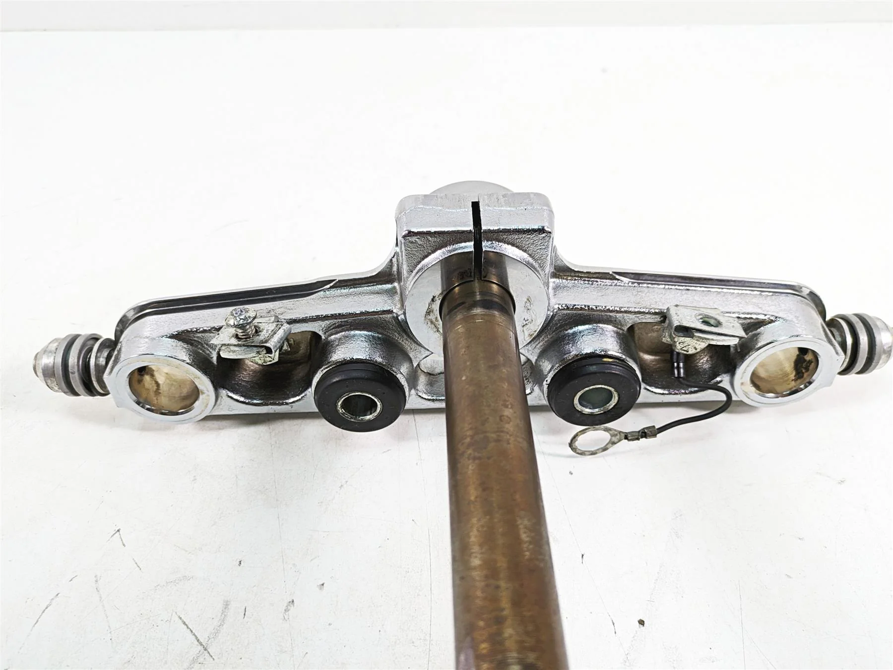 2006 Harley FLSTI Softail Heritage Lower & Upper Triple Tree Set 45605-00A - Image 10