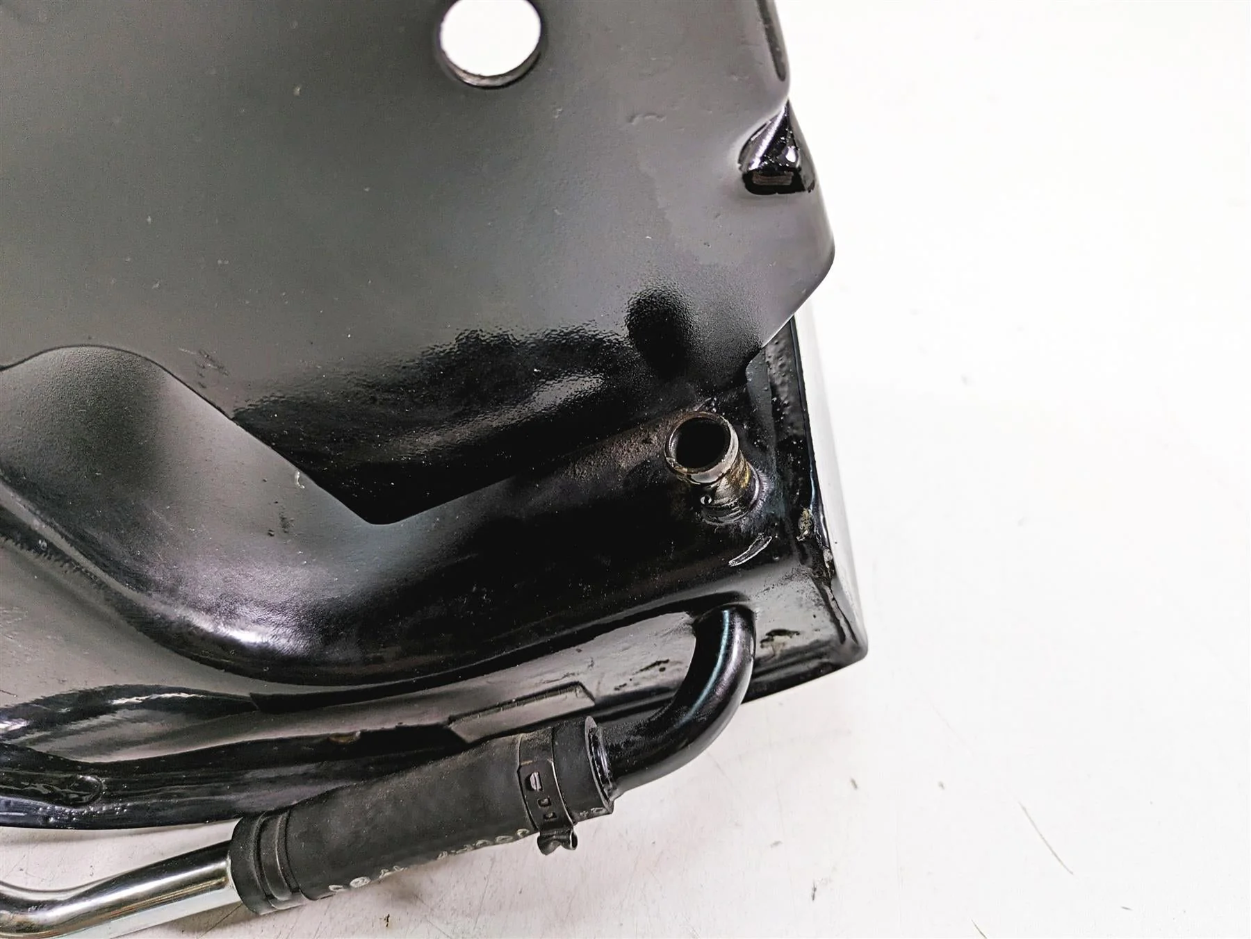 2006 Harley FLSTI Softail Heritage Oil Tank Reservoir & Lines 62492-00A - Image 12
