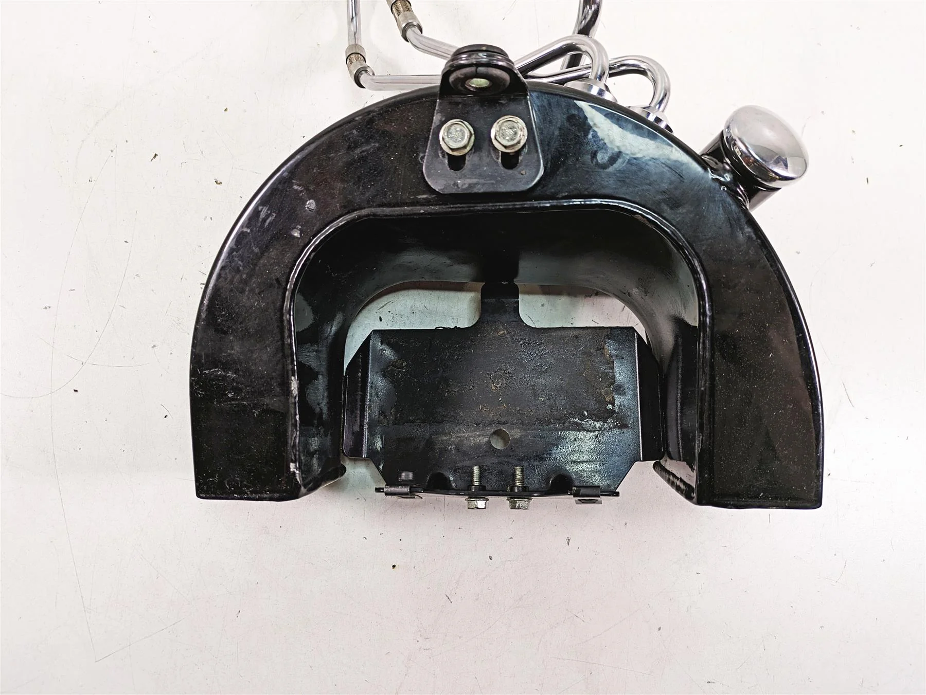 2006 Harley FLSTI Softail Heritage Oil Tank Reservoir & Lines 62492-00A - Image 6