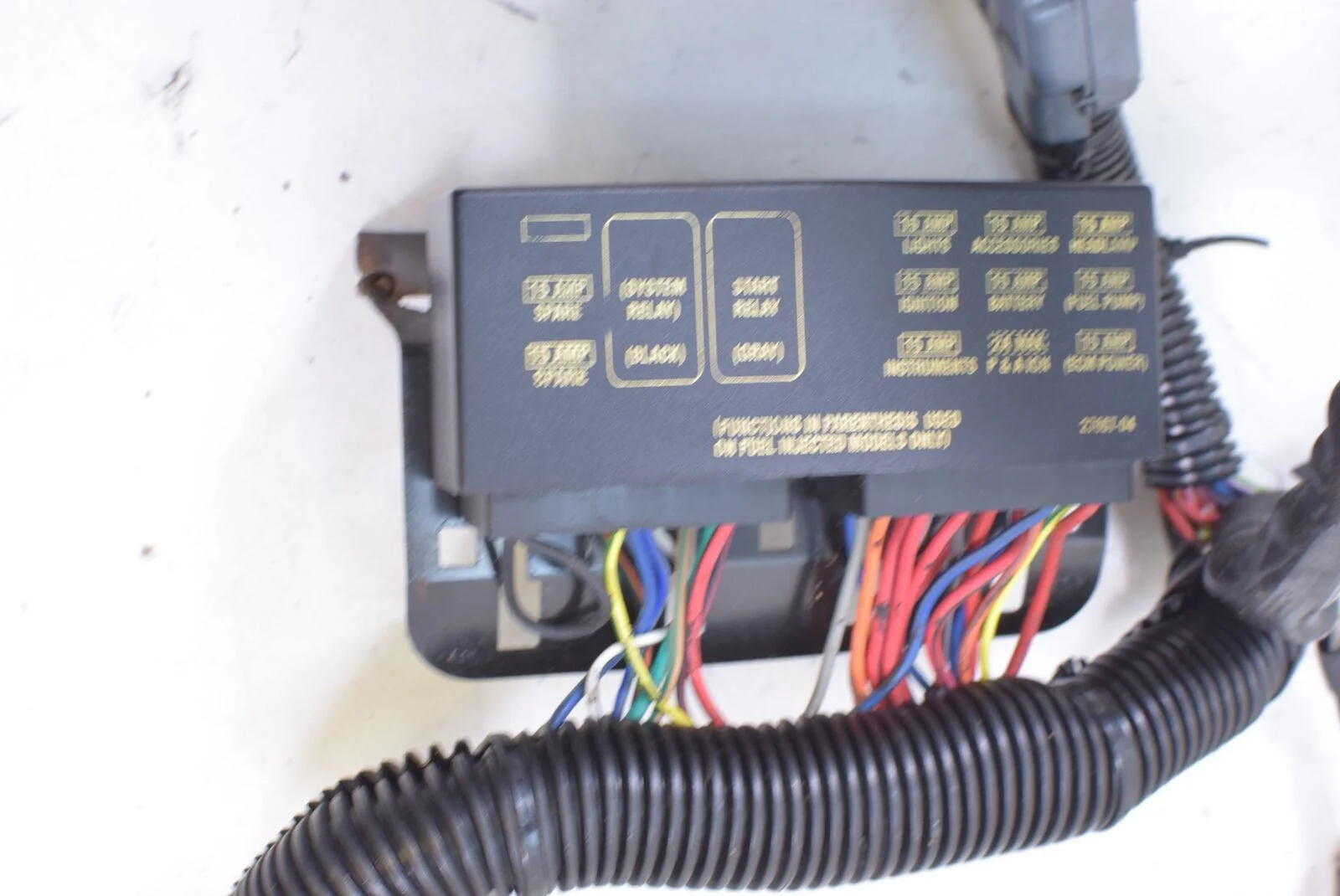 2006 Harley FLSTI Softail Heritage Wiring Harness Loom 70431-06 - Image 2