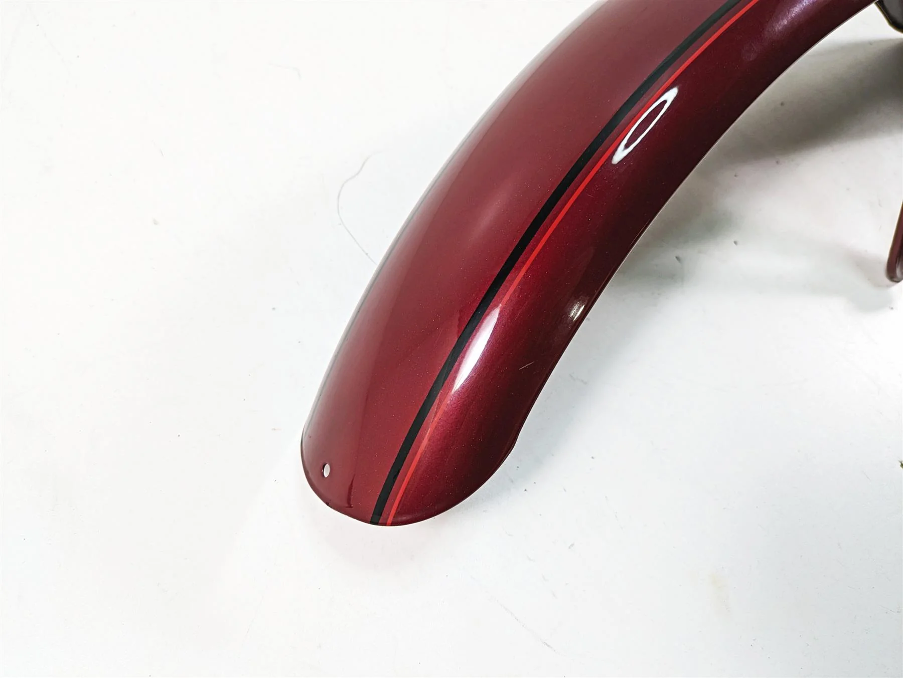 2006 Harley Softail FXSTSI Springer Front Fender Brandywine Sunglow 59176-96A - Image 3