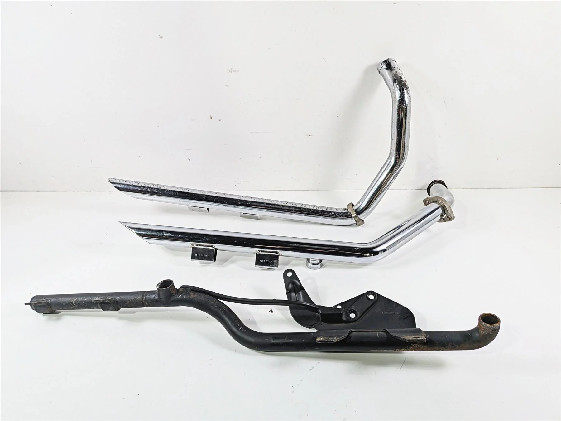 2006 Harley Sportster XL1200 C Cycle Shack Drag Pipe Exhaust System PHD-131