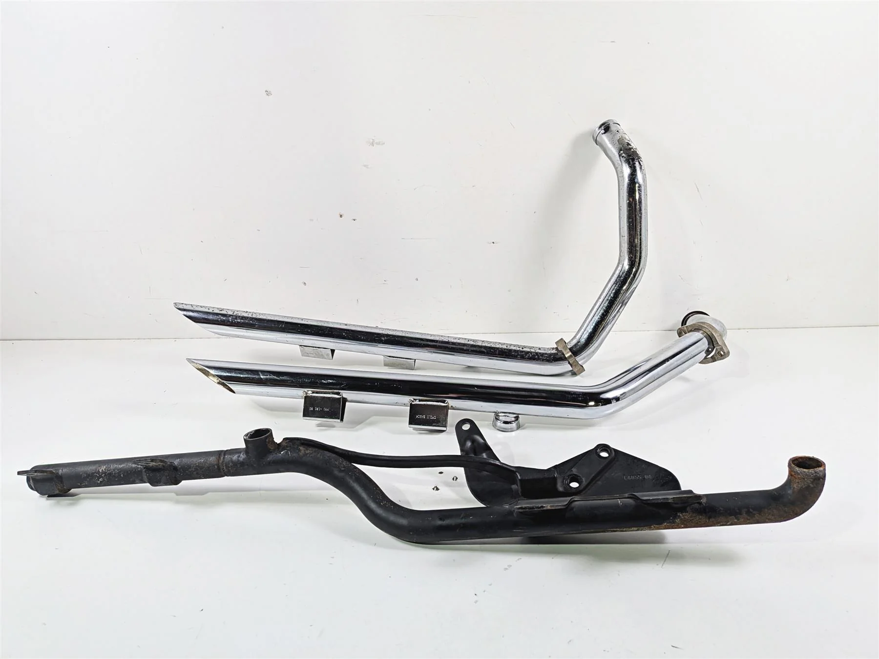 2006 Harley Sportster XL1200 C Cycle Shack Drag Pipe Exhaust System PHD-131 - Image 2
