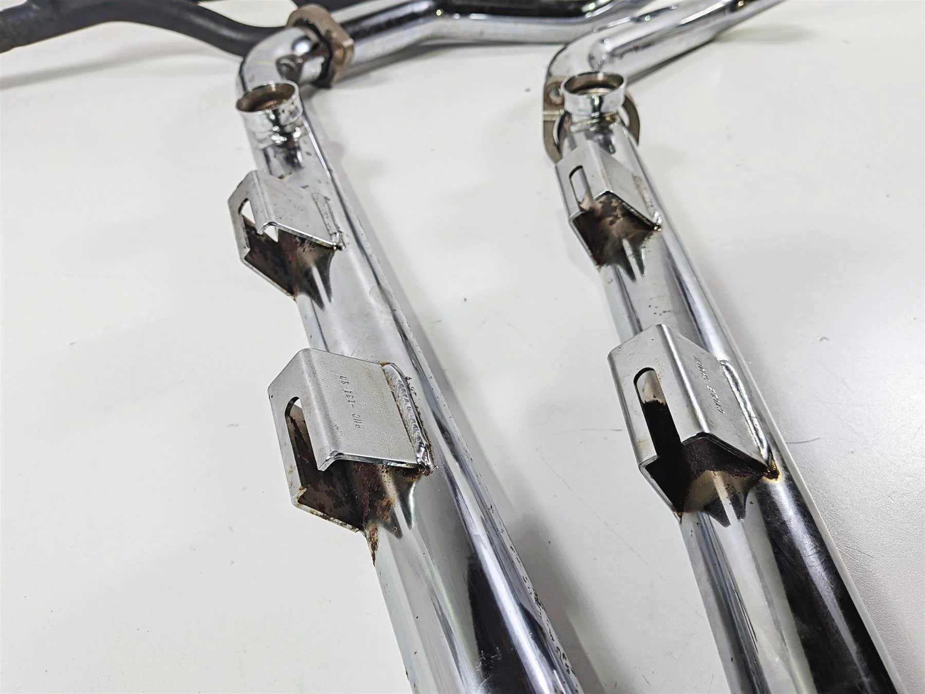 2006 Harley Sportster XL1200 C Cycle Shack Drag Pipe Exhaust System PHD-131 - Image 8