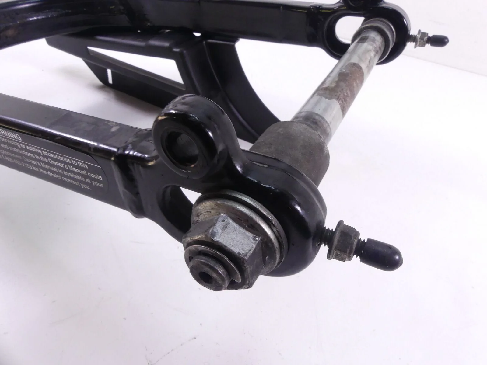 2006 Harley Sportster XL1200 C Rear Swingarm Suspension Fork 1" Axle 47587-05A - Image 7