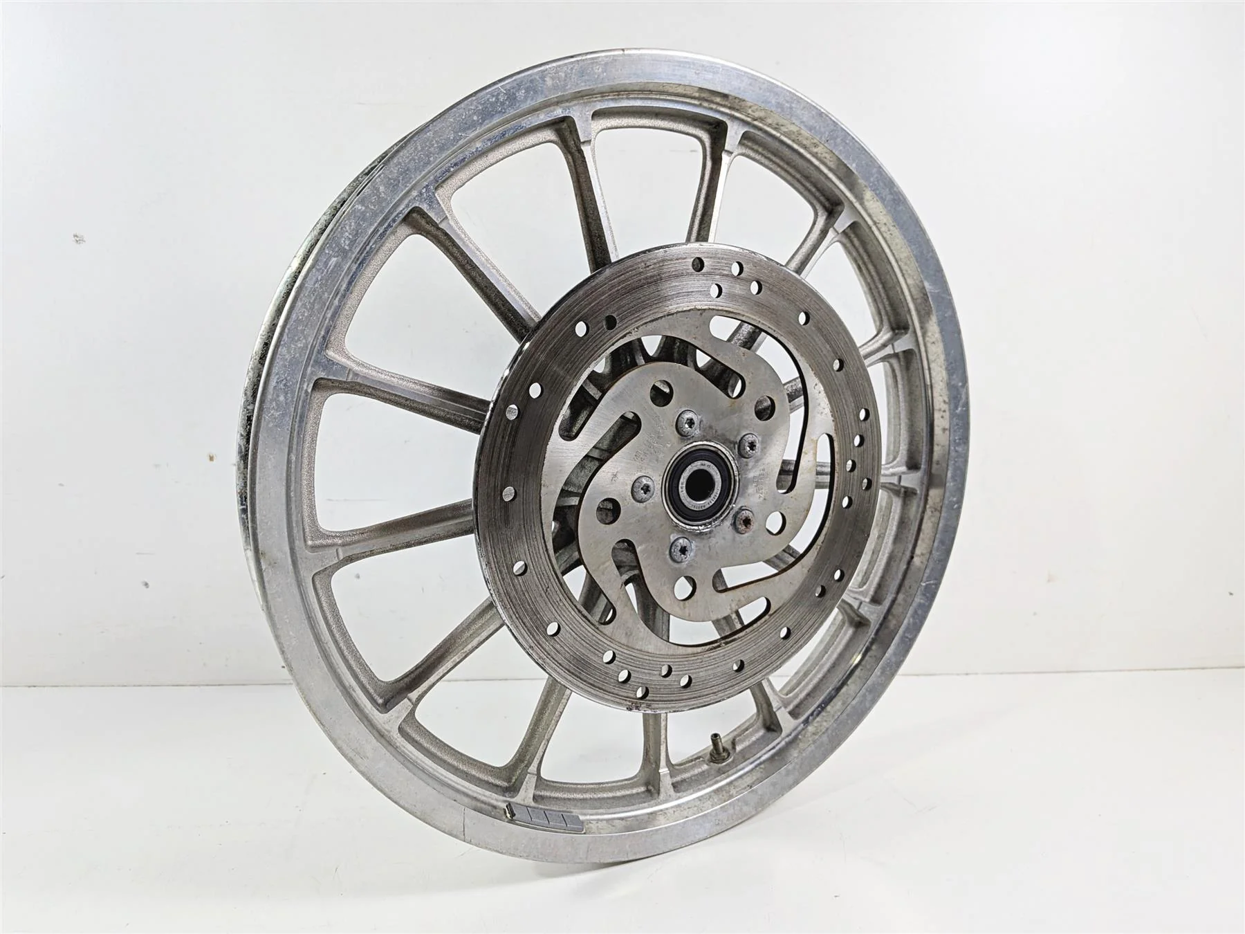 2006 Harley Sportster XL883 Low Front Wheel Rim 19x2.15 13 Spoke 43499-00A - Image 12