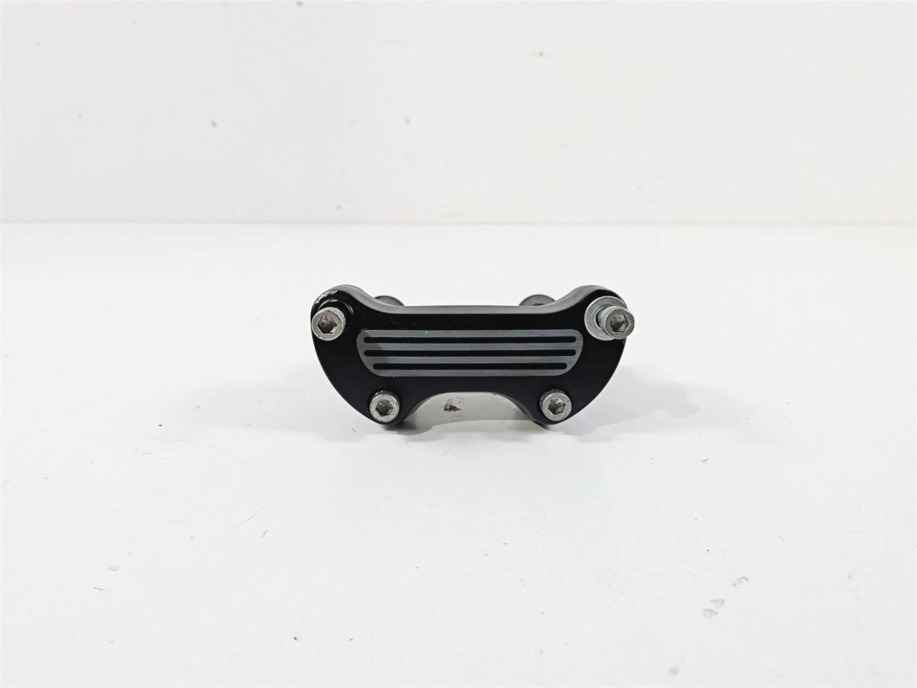 2006 Harley Sportster XL883 Low Handlebar Riser Holder Clamp Black 2" 56115-95 - Image 3