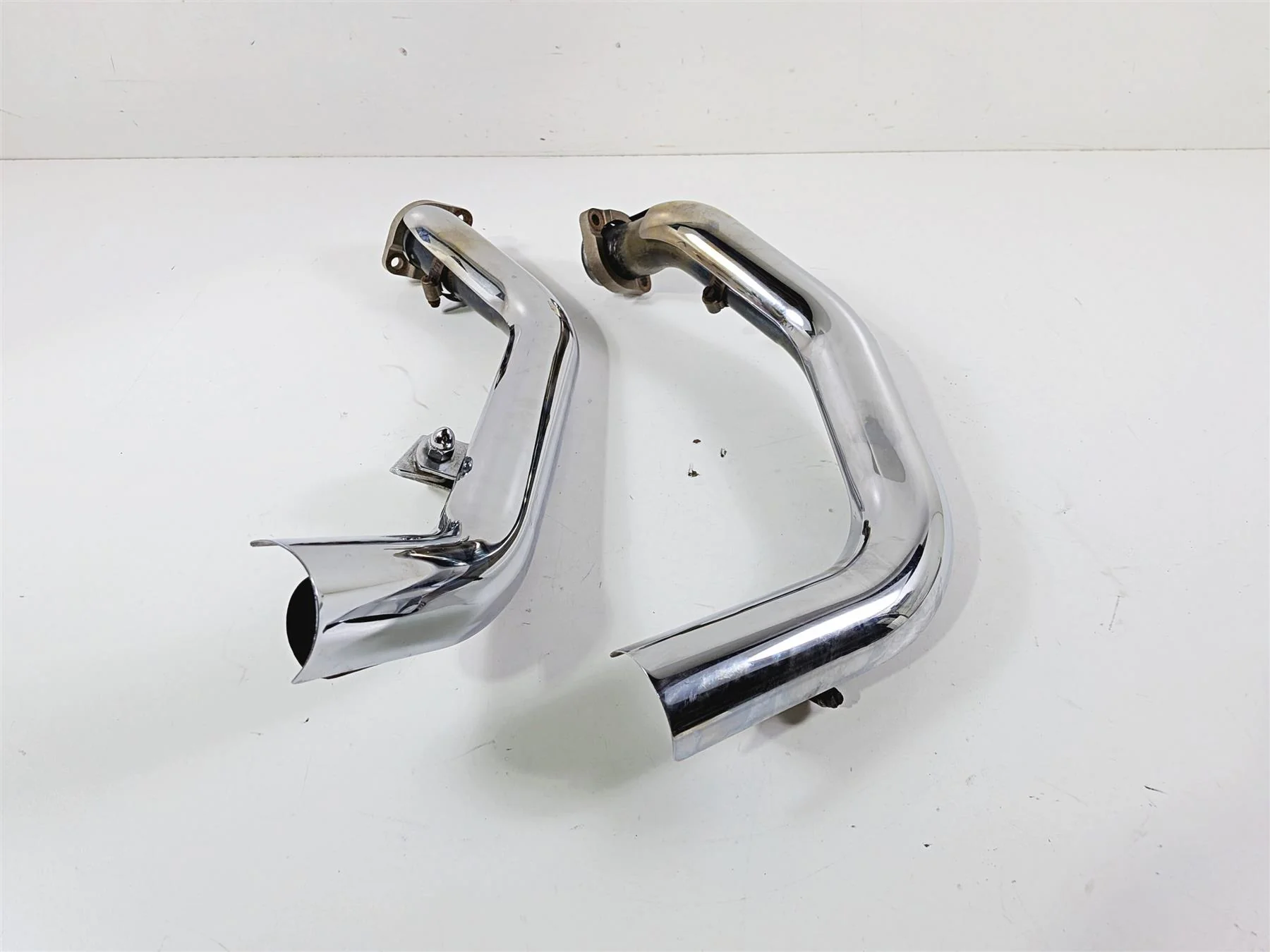 2006 Harley Sportster XL883 Low Oem Front Rear Exhaust Header 64840-04 64841-04 - Image 2