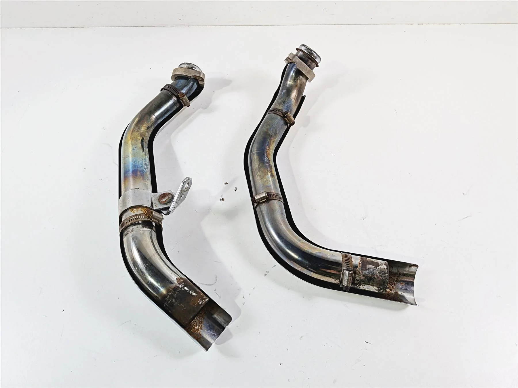 2006 Harley Sportster XL883 Low Oem Front Rear Exhaust Header 64840-04 64841-04 - Image 3