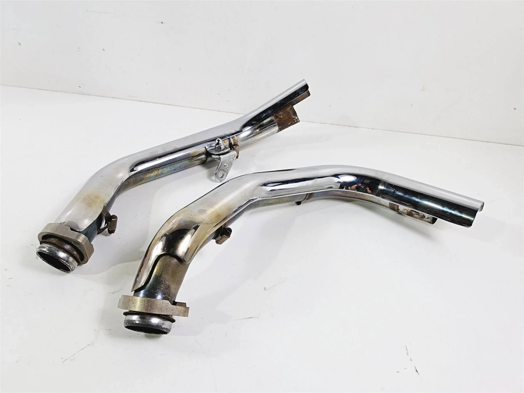 2006 Harley Sportster XL883 Low Oem Front Rear Exhaust Header 64840-04 64841-04 - Image 9
