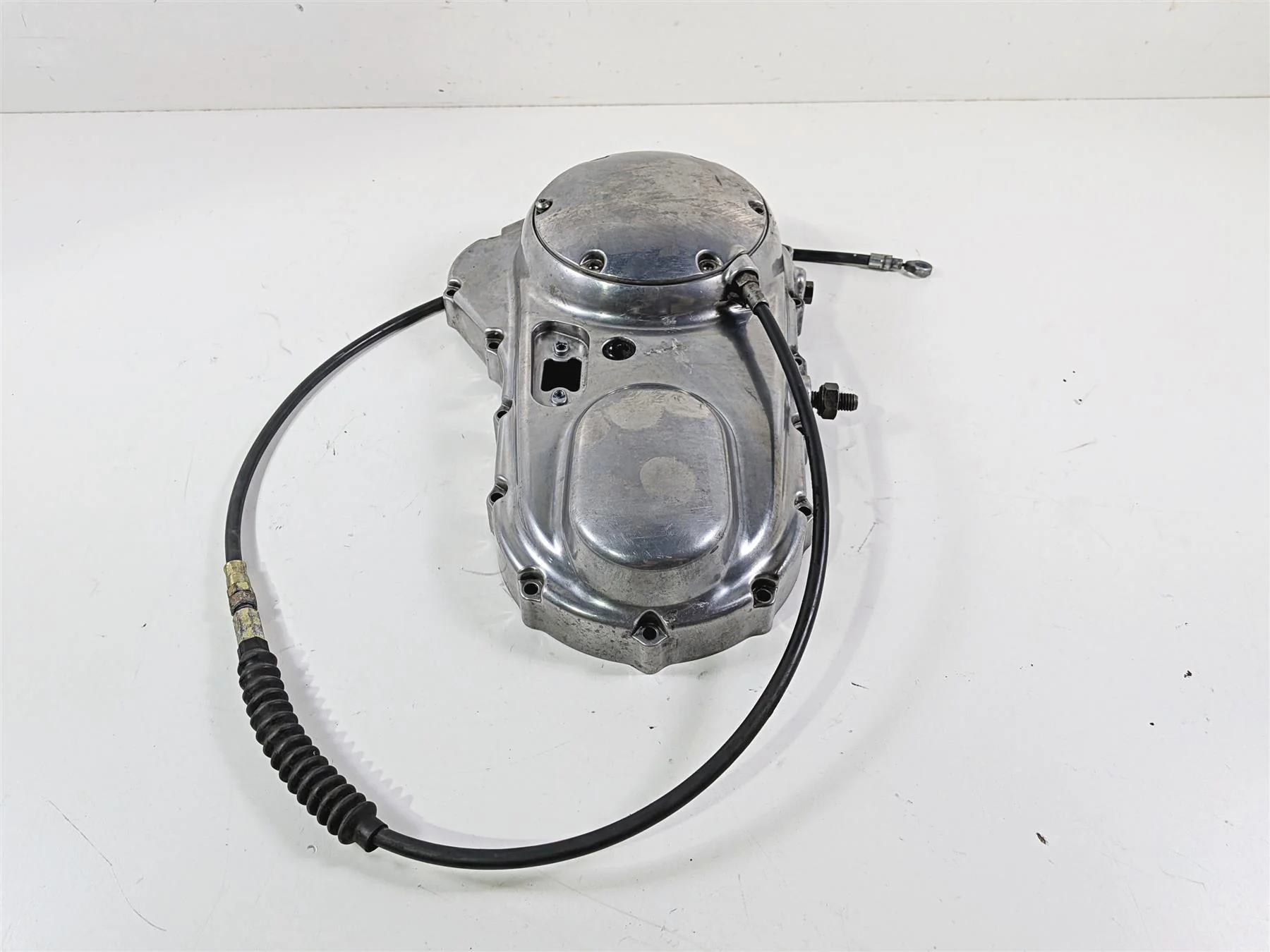 2006 Harley Sportster XL883 Low Primary Drive Clutch Cover & Cable 34951-04 - Image 4