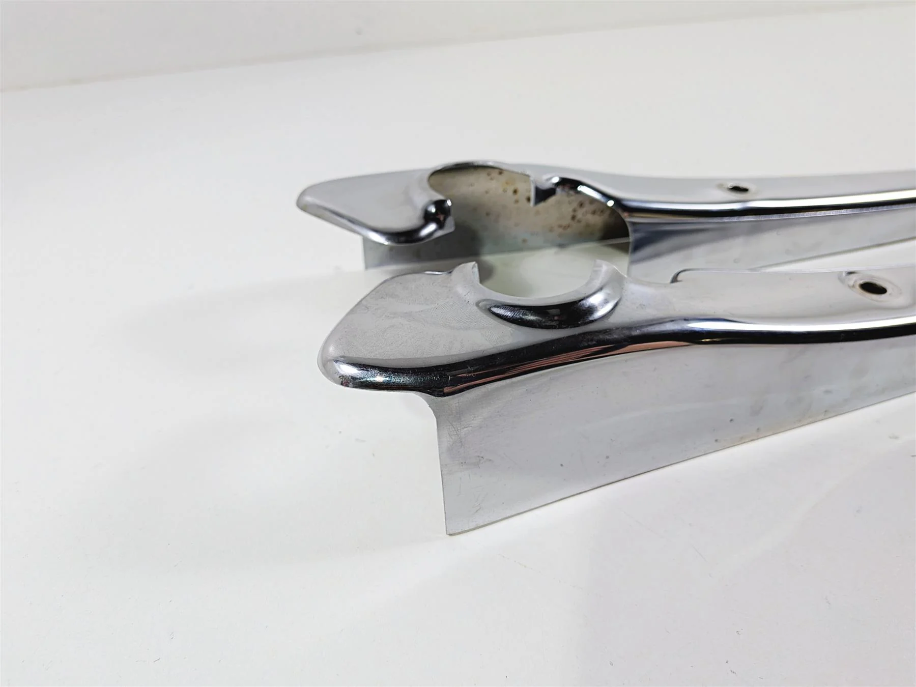 2006 Harley Sportster XL883 Low Rear Chrome Braces Covers 59902-04 59903-04 - Image 10
