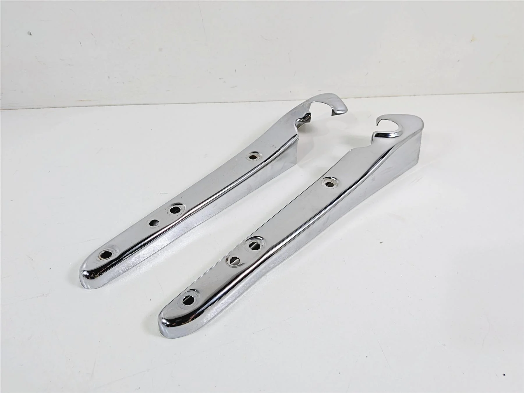 2006 Harley Sportster XL883 Low Rear Chrome Braces Covers 59902-04 59903-04 - Image 12