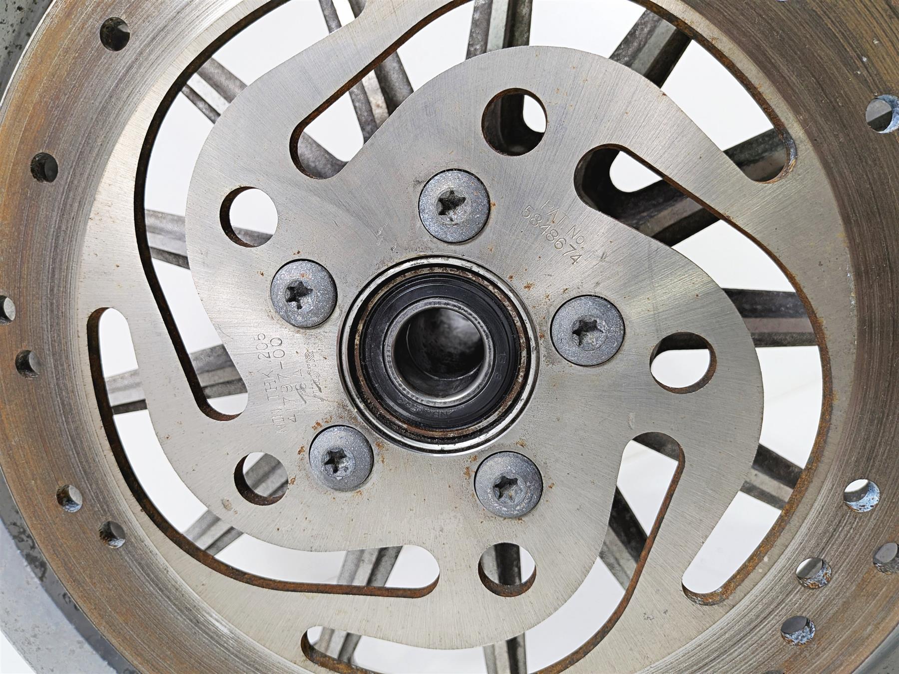 2006 Harley Sportster XL883 Low Rear Wheel Rim 16x3 13 Spoke 40992-00A - Image 7