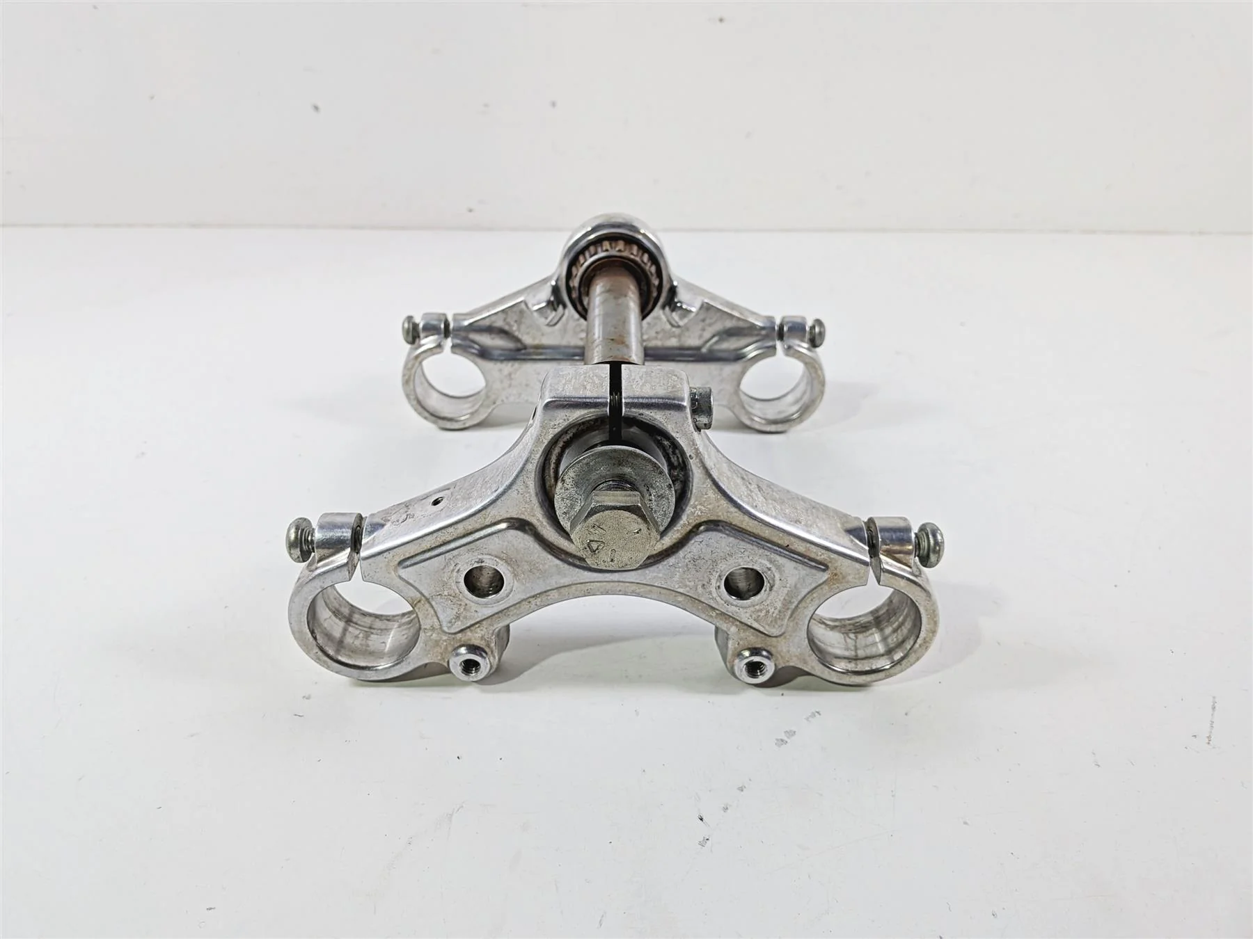 2006 Harley Sportster XL883 Low Upper Lower Triple Tree 39mm 46126-04 45966-04 - Image 12