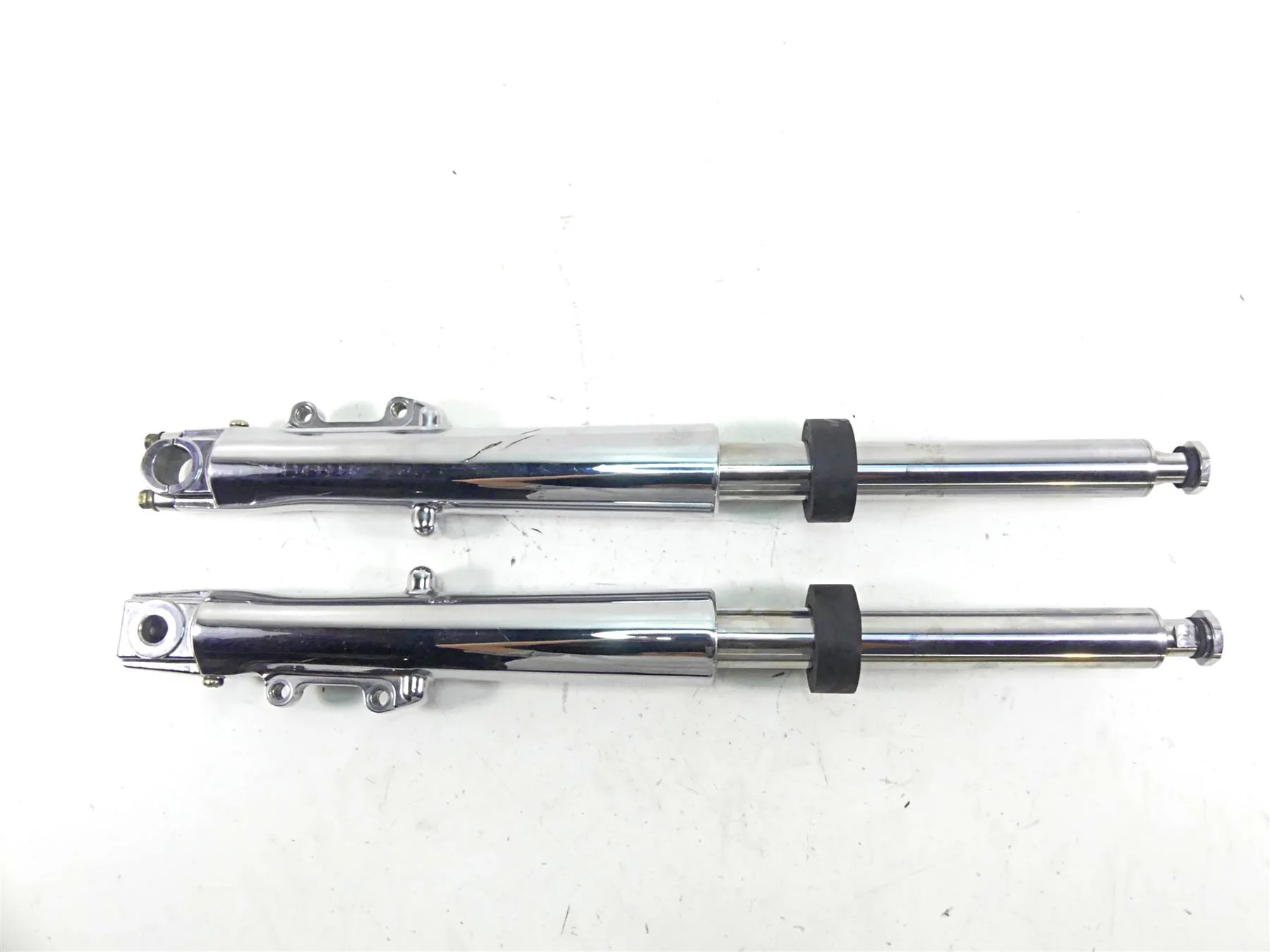 2006 Harley Touring FLHTCU SE E-Glide Straight Front Fork Leg Set -Read 46621-06