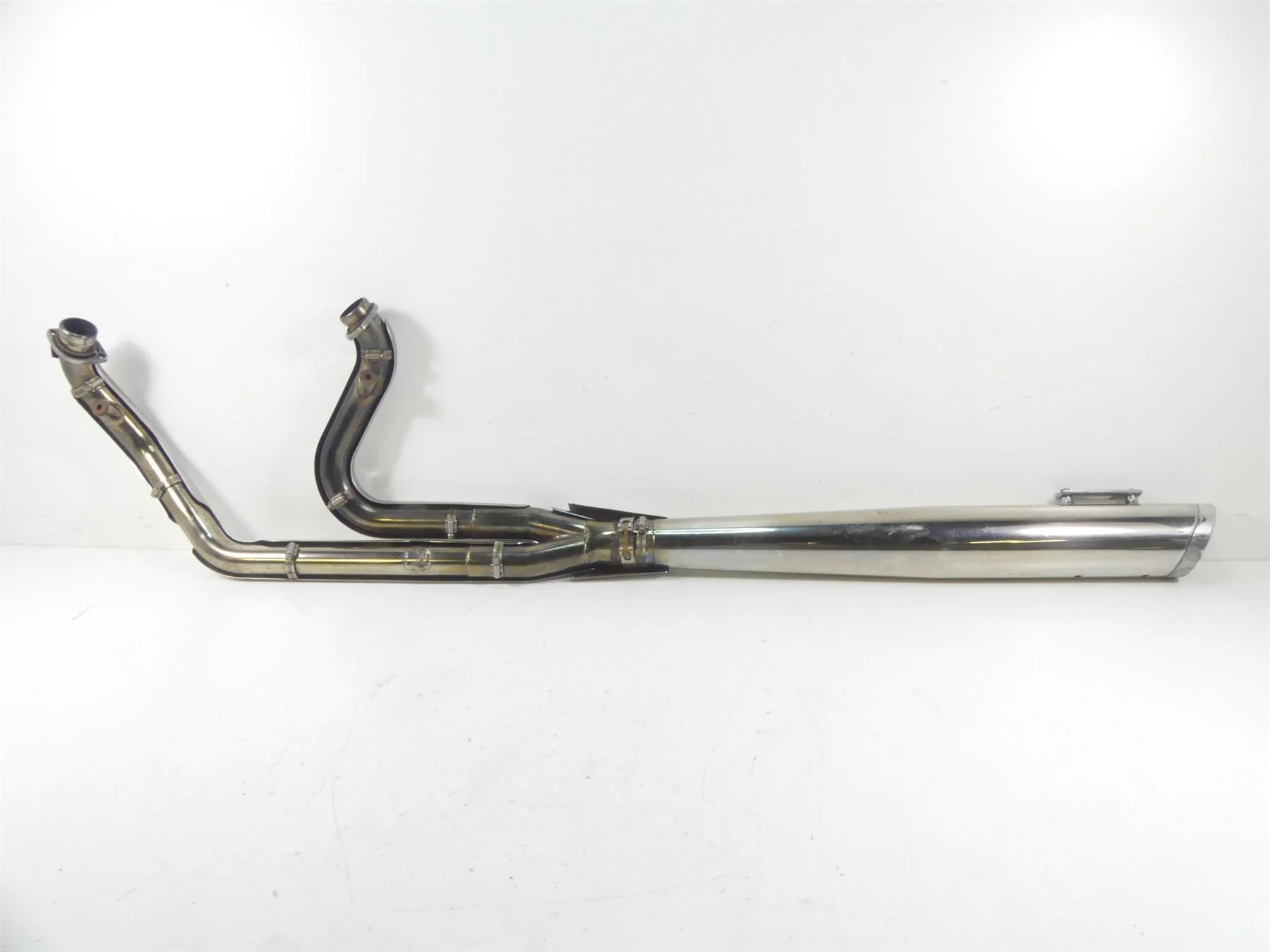 2006 Harley Touring FLHTCUI Electra Glide Bub 7 Seven 2 into 1 Exhaust System - Image 6