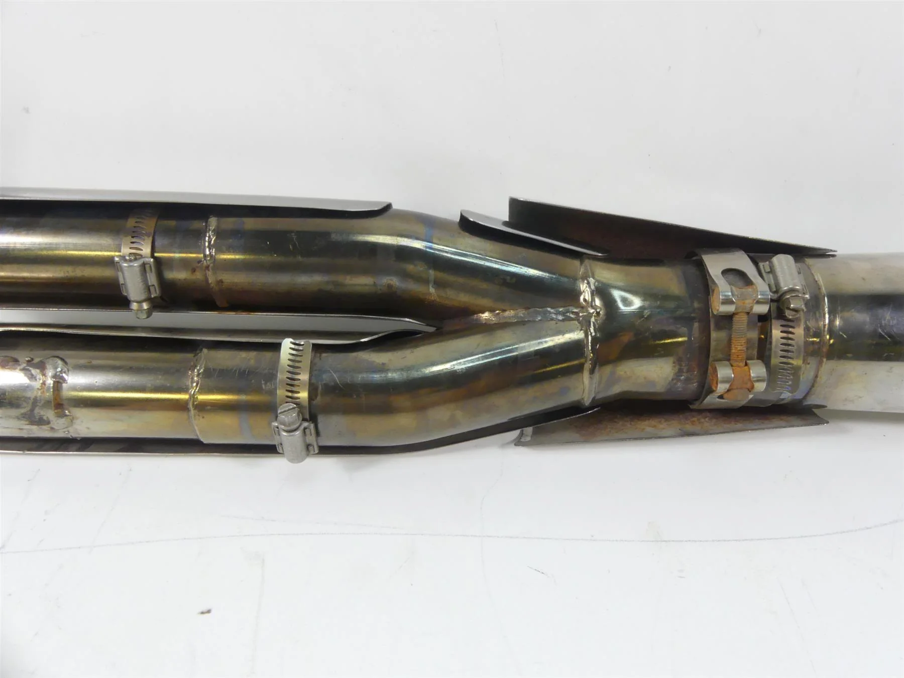 2006 Harley Touring FLHTCUI Electra Glide Bub 7 Seven 2 into 1 Exhaust System - Image 8