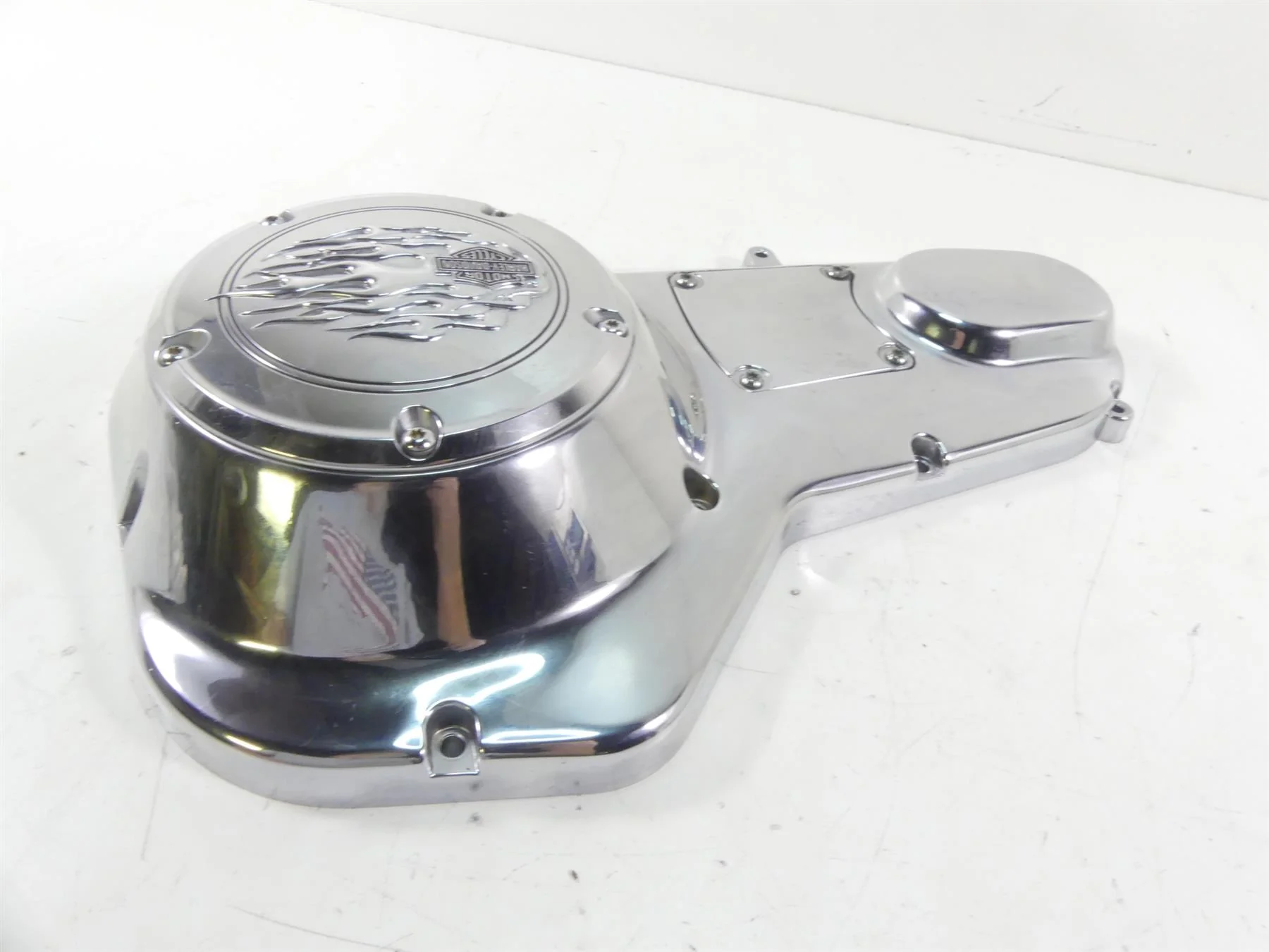 2006 Harley Touring FLHTCUI Electra Glide Outer Primary Clutch Cover 60685-04 - Image 4