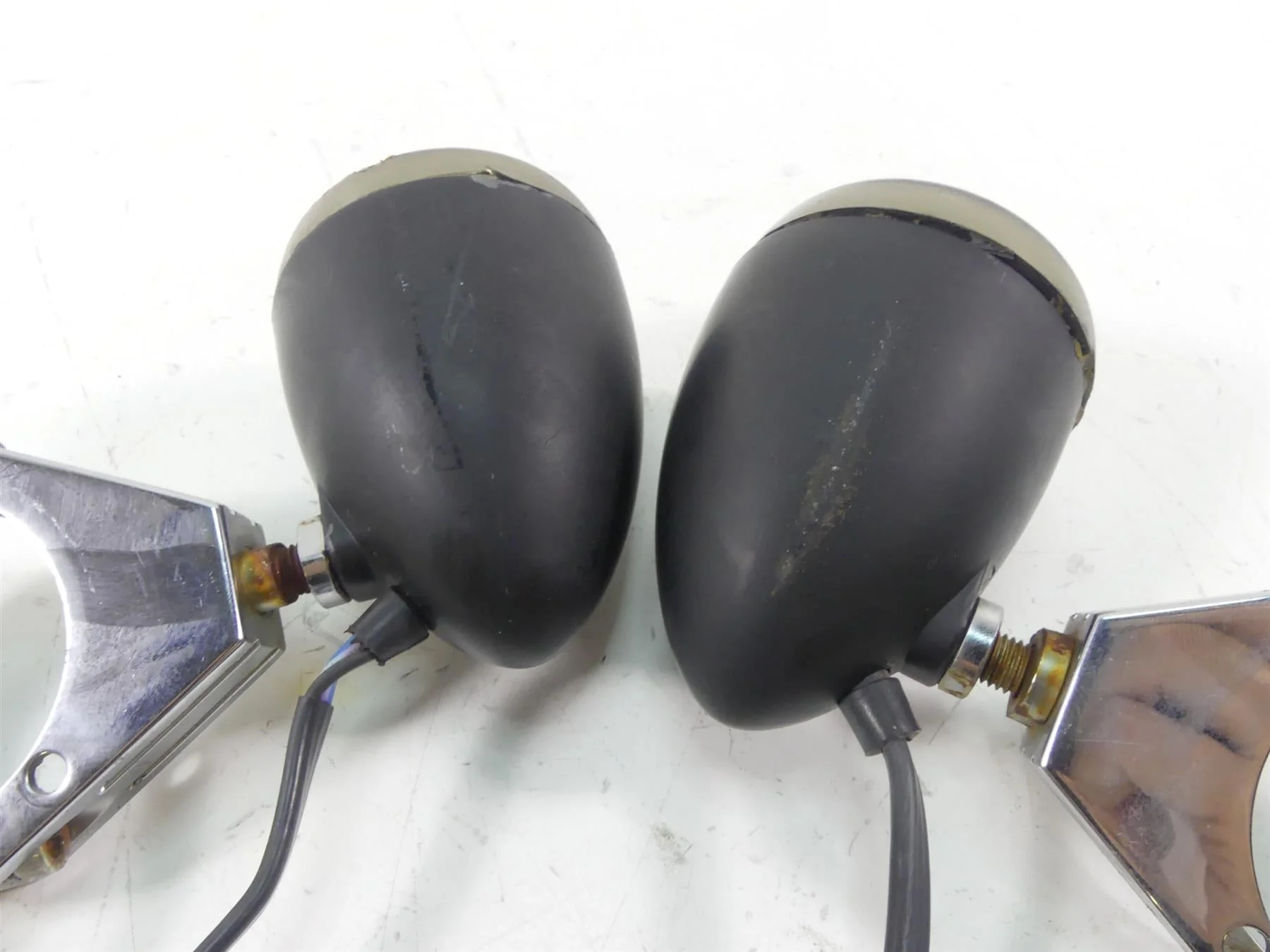 2006 Harley VRSCD Night V Rod Front Smoked Blinker Turn Signals - Read 68804-06 - Image 5