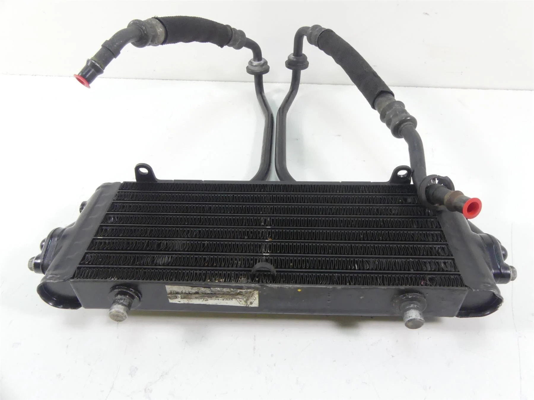 2006 Harley VRSCD Night V Rod Oil Cooler Radiator With Lines 26723-04 734-4905 - Image 2