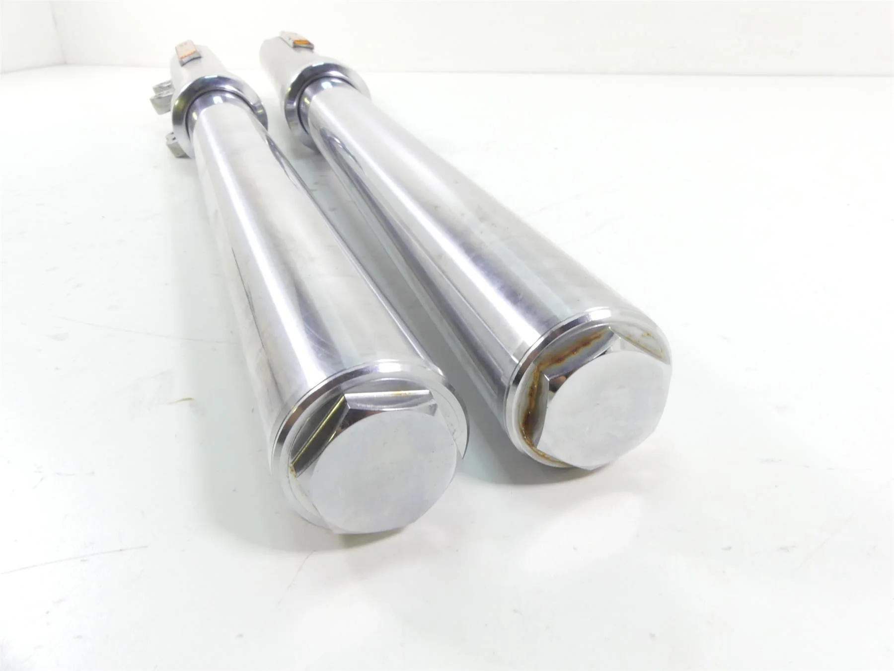 2006 Harley VRSCD Night V Rod Straight Front Fork Leg Set 49mm - Read 46756-01 - Image 7