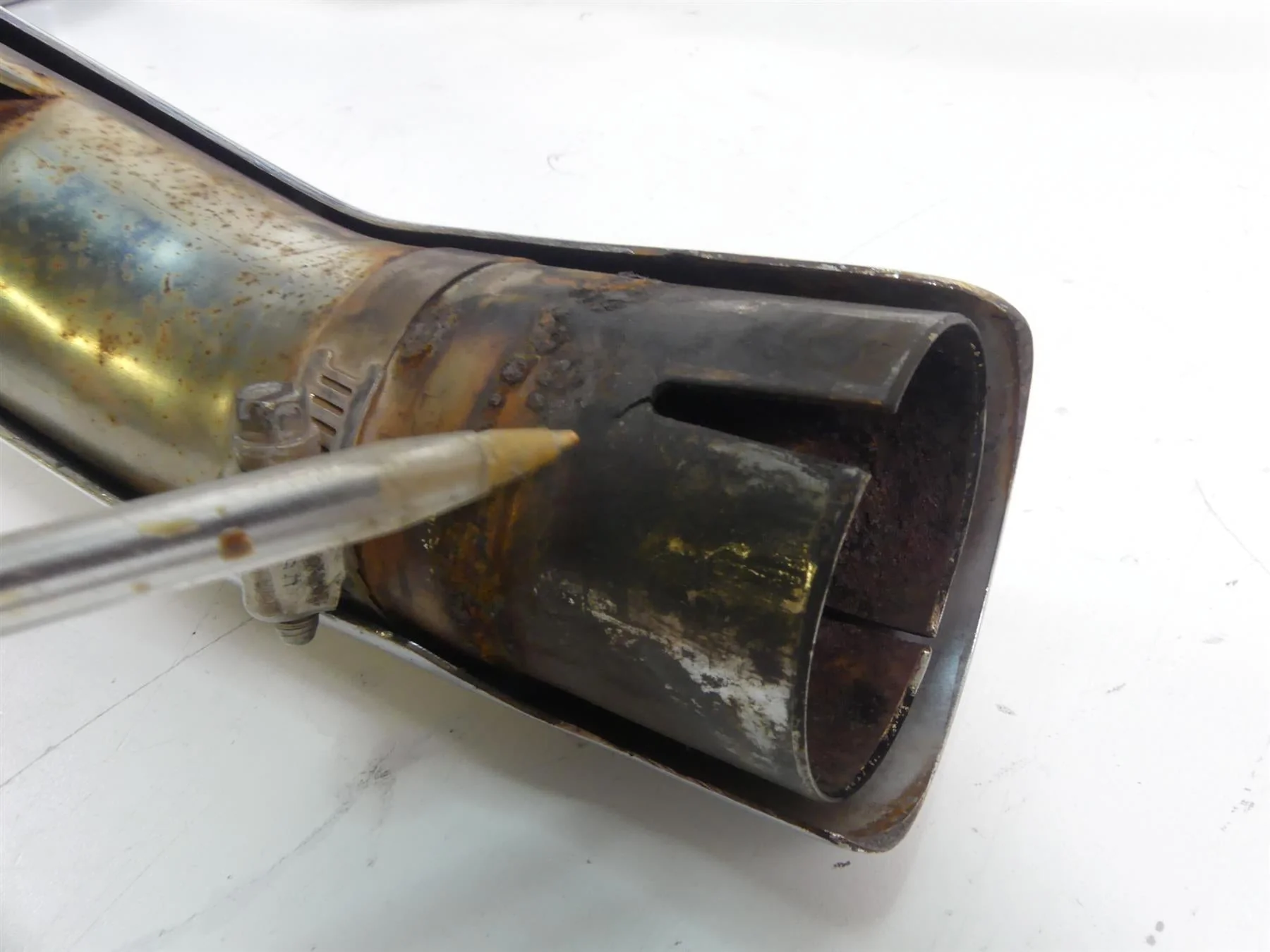 2006 Harley VRSCD Night V Rod Vance & Hines 2-into-1 Header Pipe Set -Read 17535 - Image 12