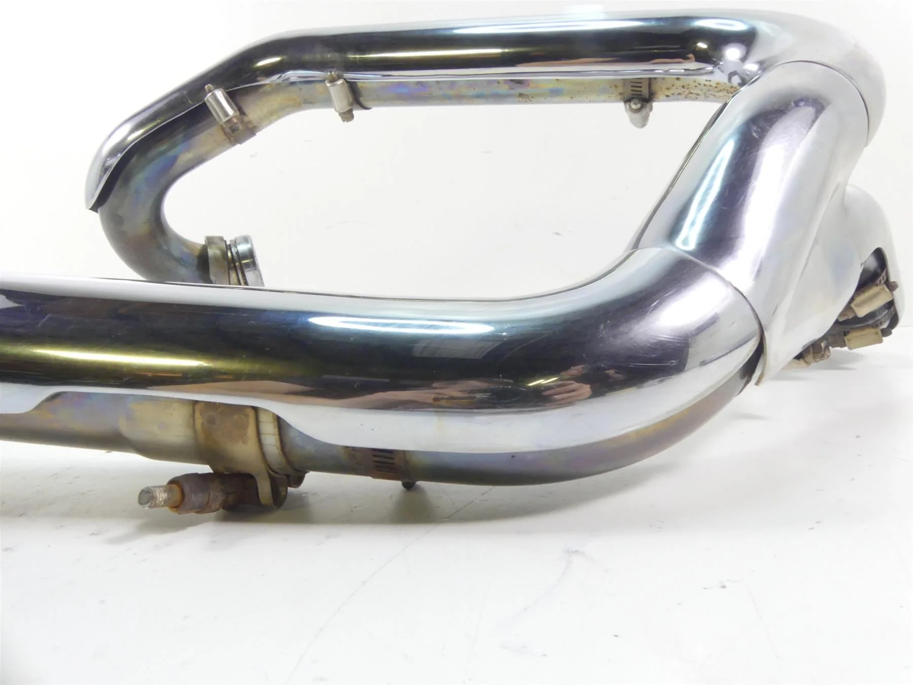 2006 Harley VRSCD Night V Rod Vance & Hines 2-into-1 Header Pipe Set -Read 17535 - Image 5