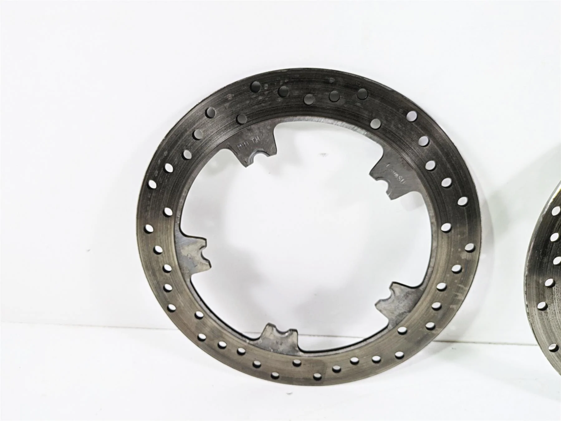 2006 Harley VRSCR Street V-Rod Front Brake Rotor Disc Set 44553-06A - Image 5