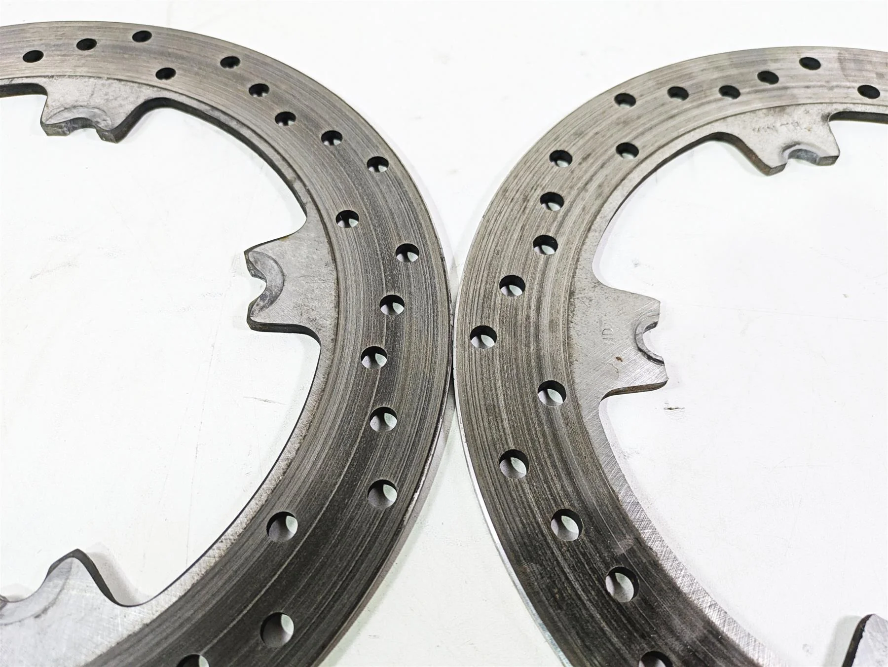 2006 Harley VRSCR Street V-Rod Front Brake Rotor Disc Set 44553-06A - Image 9