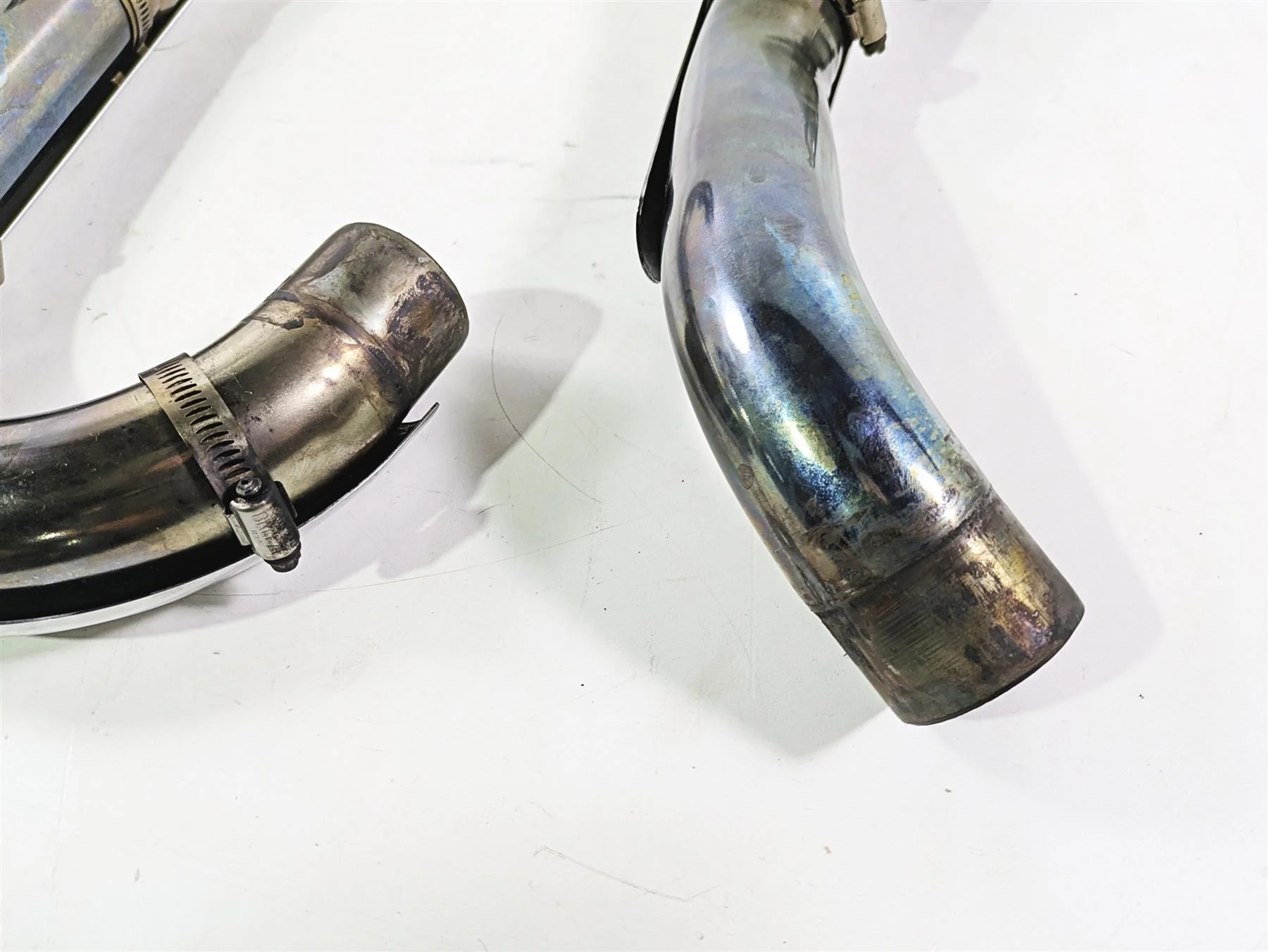 2006 Harley VRSCR Street V-Rod Oem Exhaust Pipe Header Set 65104-01 - Image 10