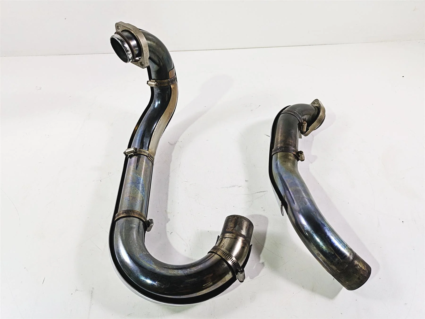 2006 Harley VRSCR Street V-Rod Oem Exhaust Pipe Header Set 65104-01 - Image 9