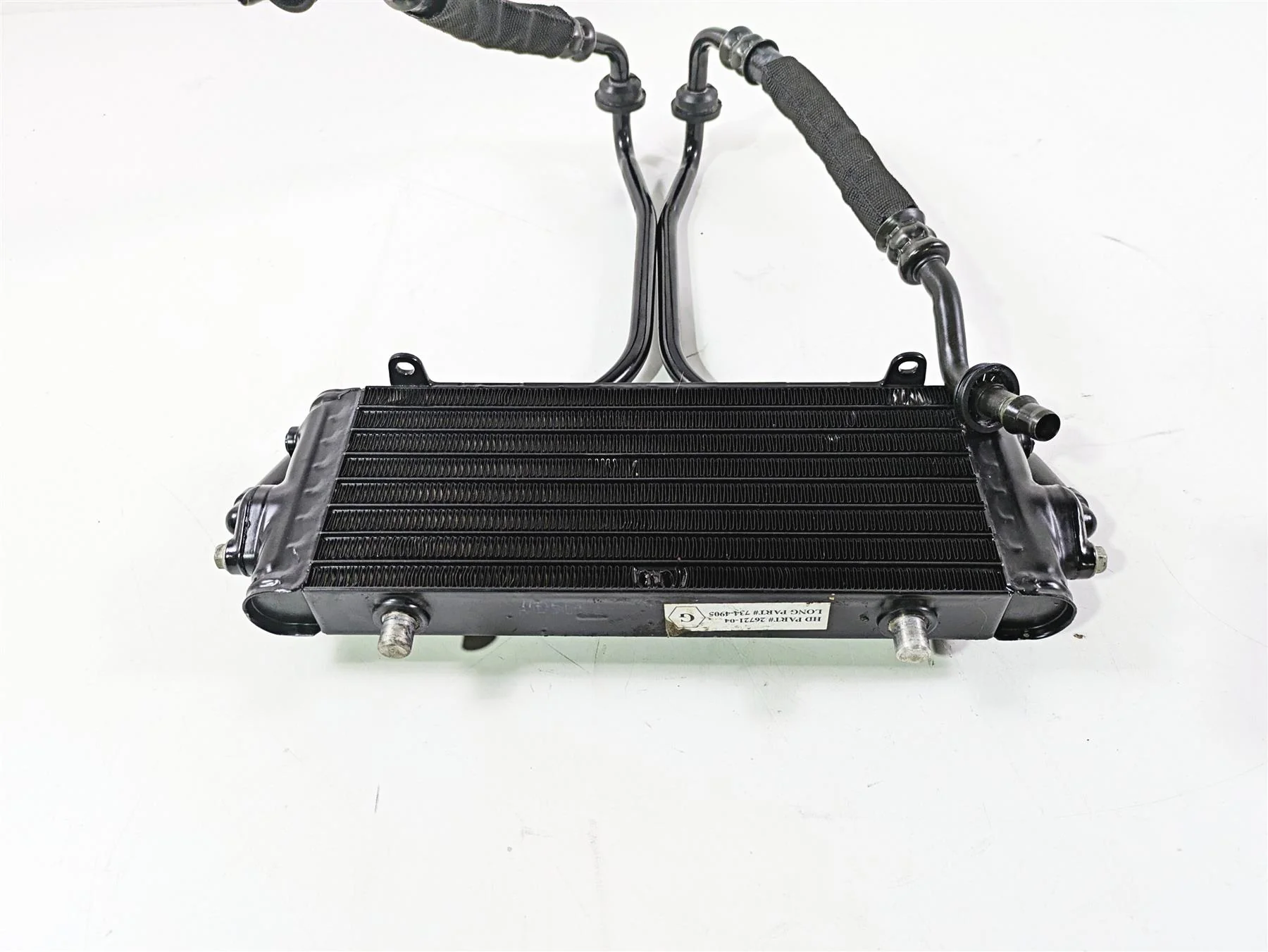 2006 Harley VRSCR Street V-Rod Oil Cooler & Lines 26723-04 - Image 3