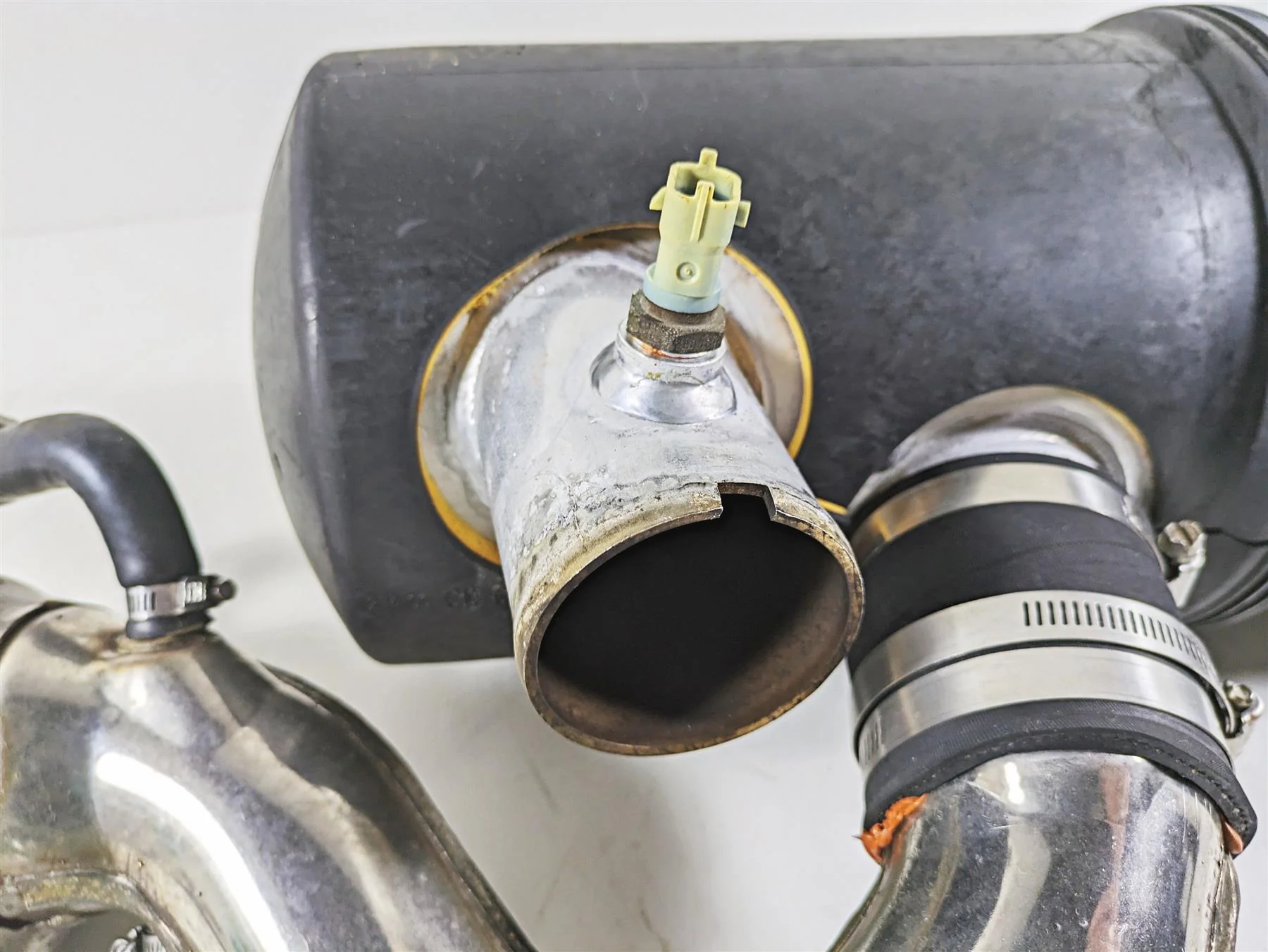2006 Sea-Doo GTX Supercharged Exhaust Pipe Muffler Silencer 274001089 274001095 - Image 4