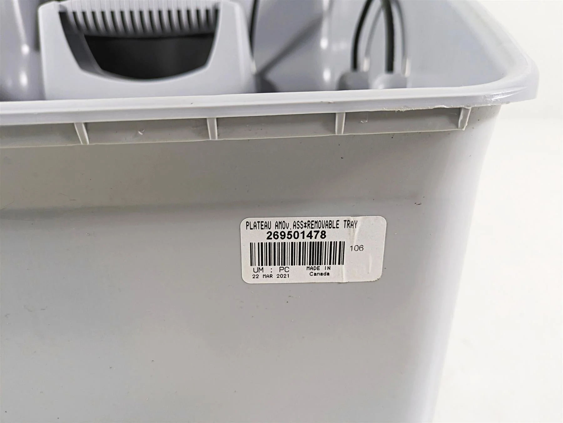 2006 Sea-Doo GTX Supercharged Front Storage Compartment Bin Tray 269501478 - Image 3