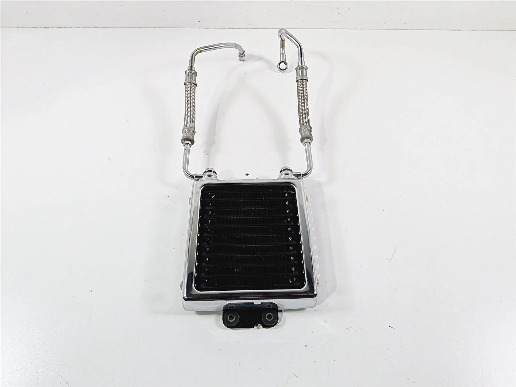 2006 Suzuki C90 VL1500T Boulevard Oil Cooler & Lines & Chrome Cover 16600-10F00 - Image 2