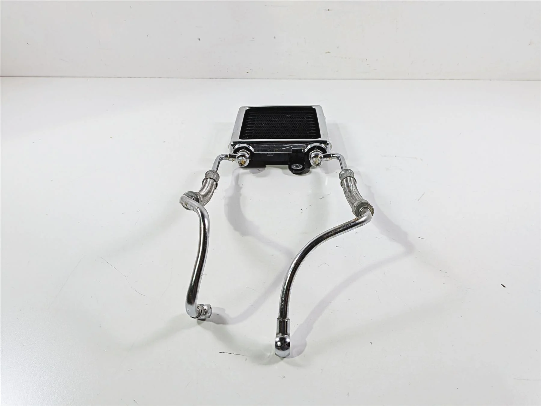 2006 Suzuki C90 VL1500T Boulevard Oil Cooler & Lines & Chrome Cover 16600-10F00 - Image 5