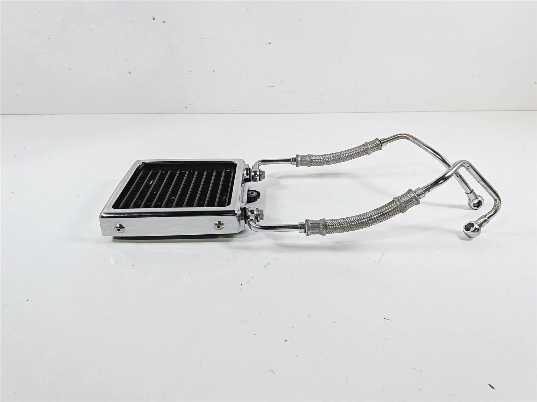2006 Suzuki C90 VL1500T Boulevard Oil Cooler & Lines & Chrome Cover 16600-10F00 - Image 6